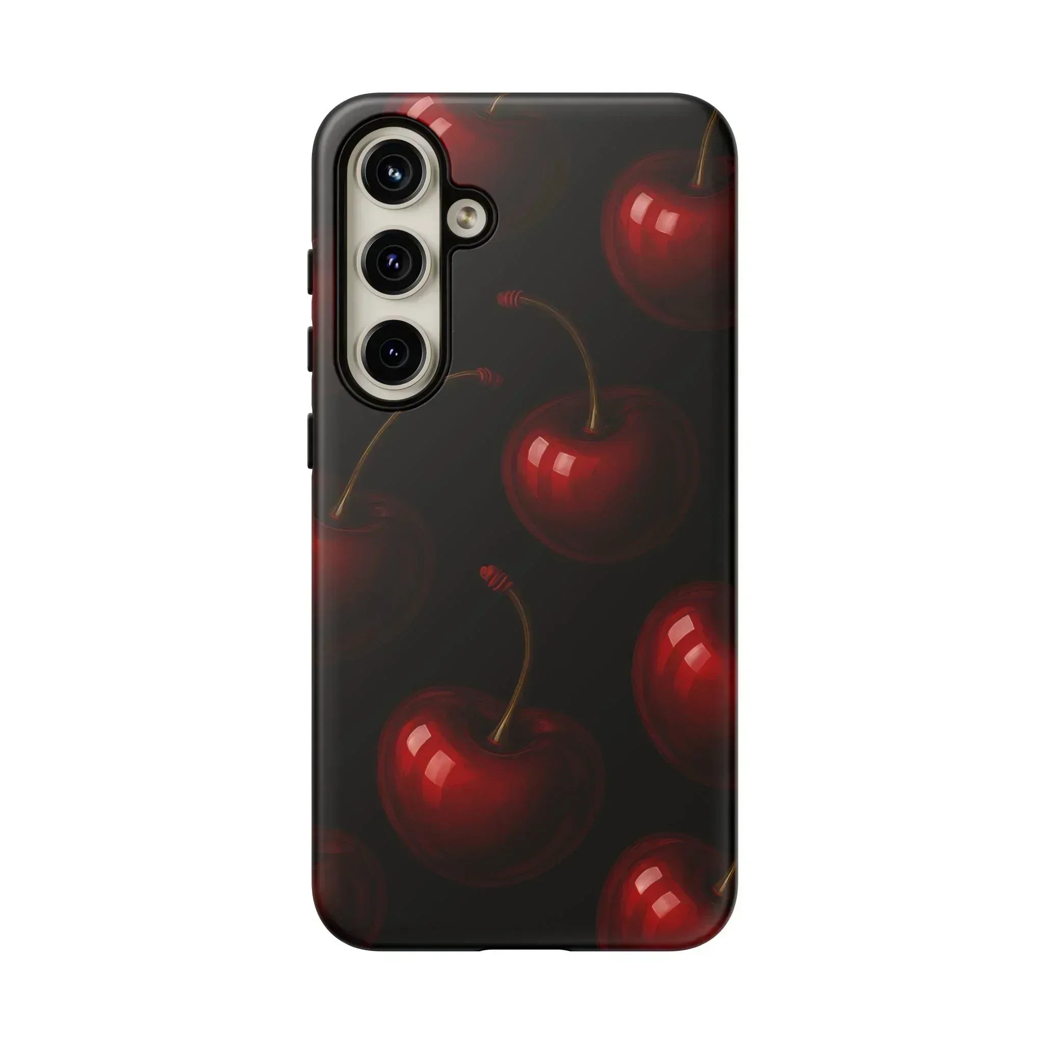 Cherry Phone Case for iPhone X-16 and Galaxy S20-S25 - KARARMDESIGN