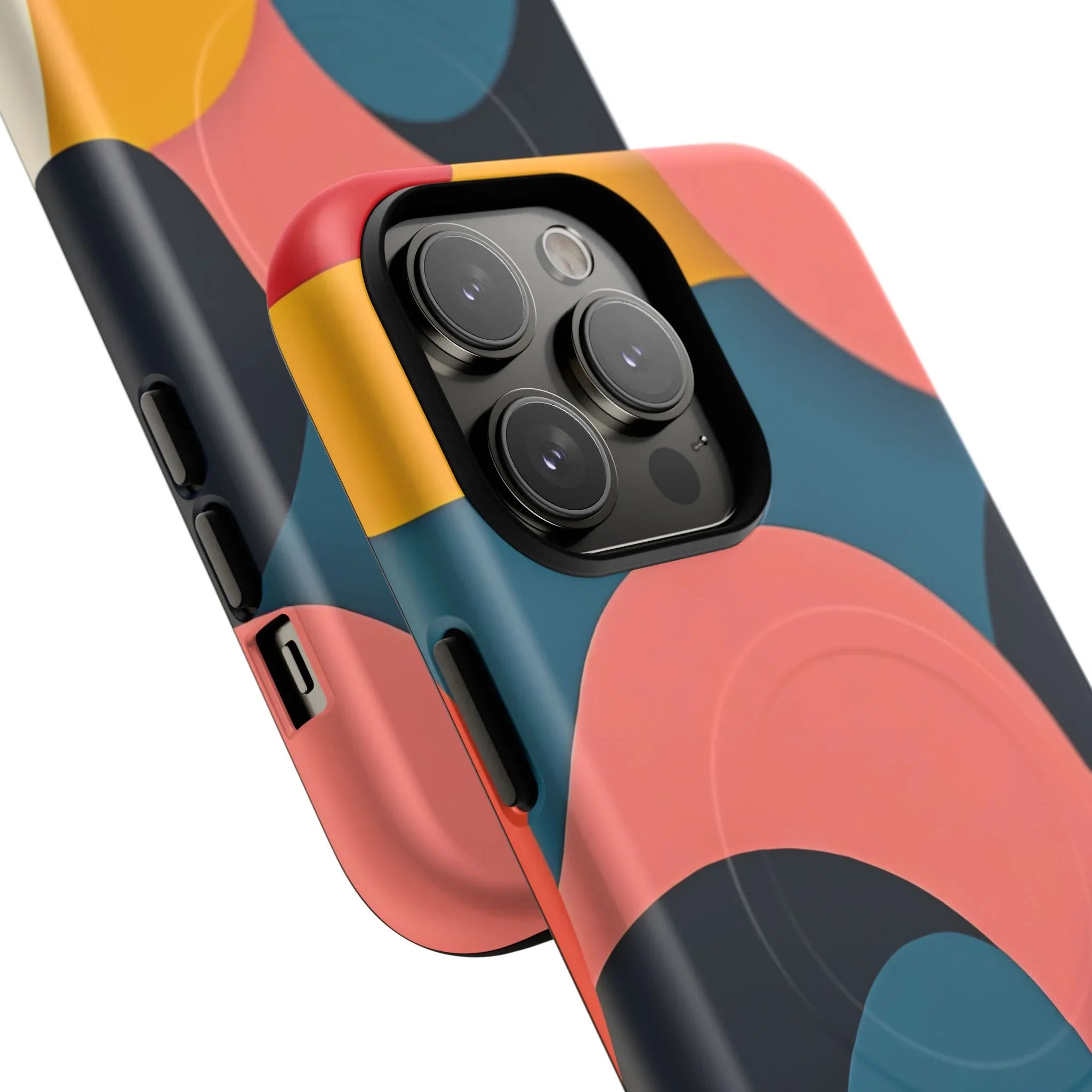 Colorful Abstract Art Phone Case for iPhone 13-17 - KARARMDESIGN