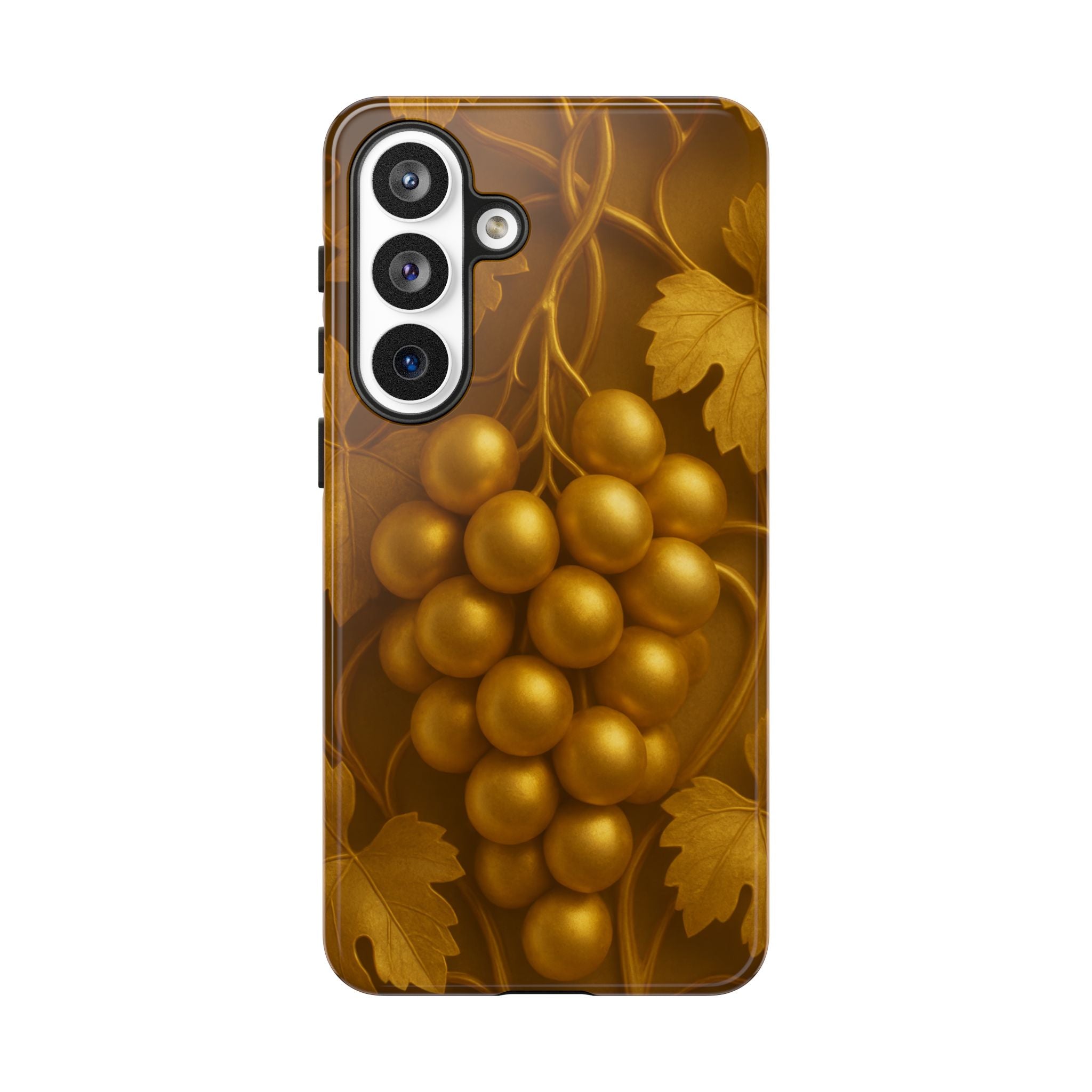 Golden Grapes Tough Phone Case for Samsung Galaxy S20–S26