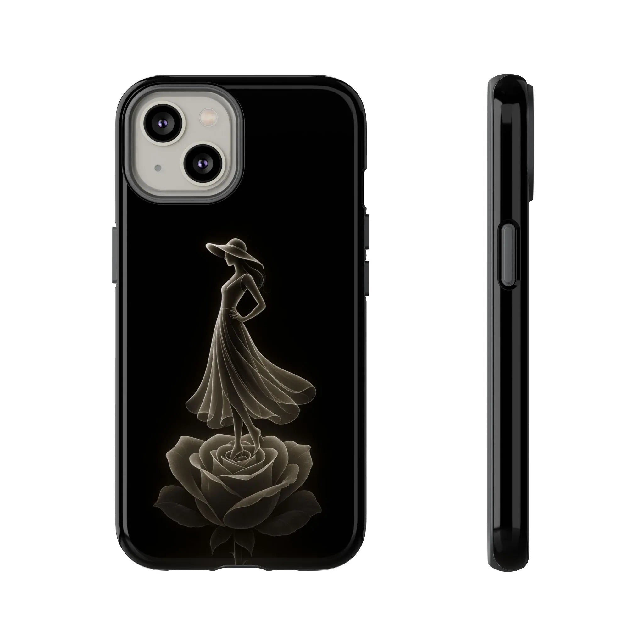 Elegant Woman Phone Case for iPhone 12-17 and Galaxy S20-S25 - KARARMDESIGN