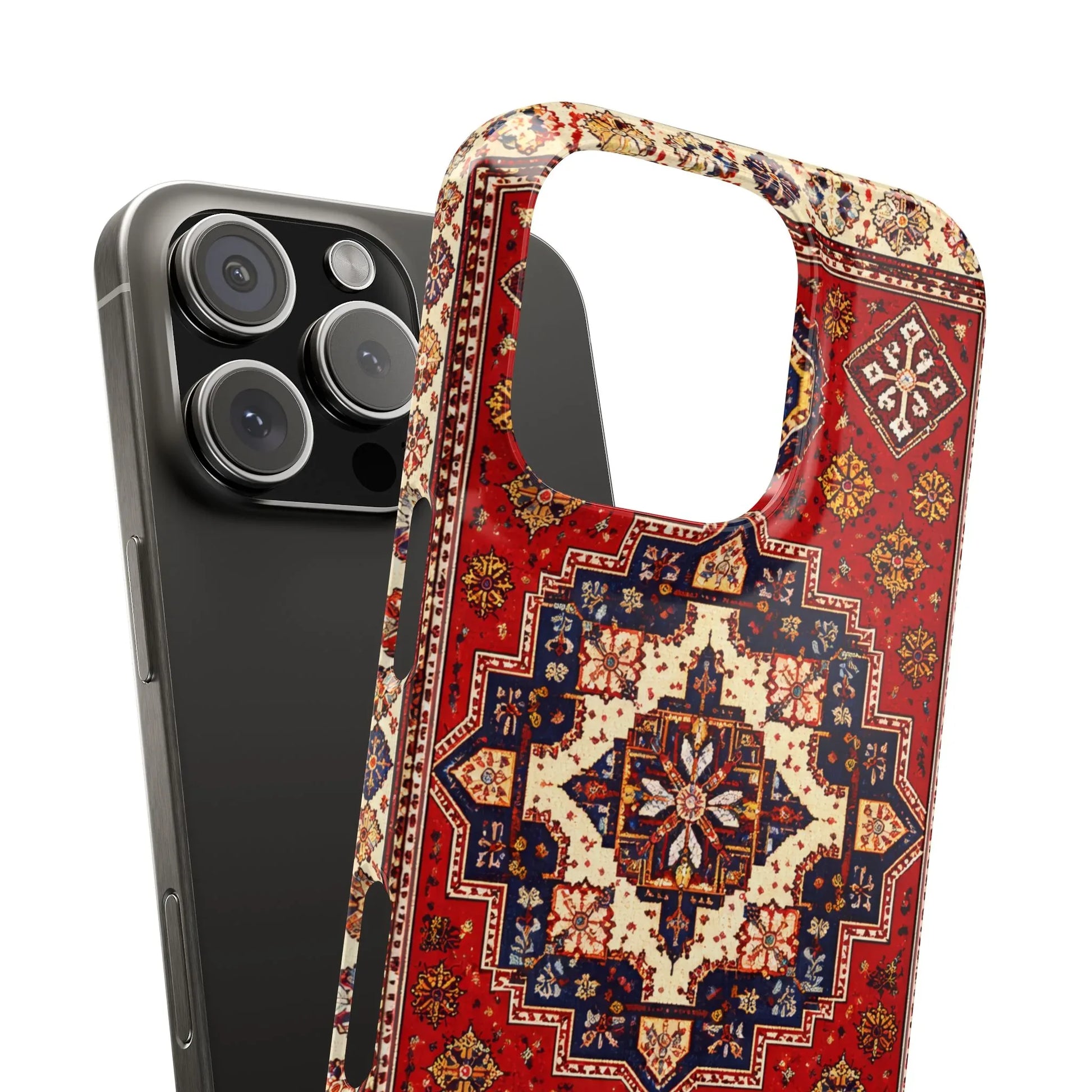 Armenian Carpet Pattern Phone Case for iPhone 11-16 - KARARMDESIGN