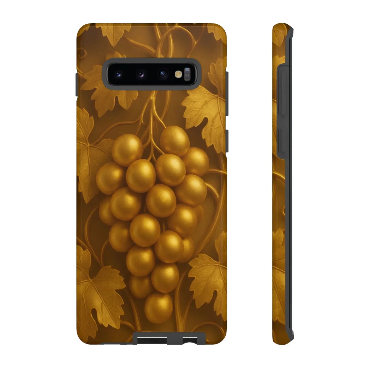 Golden Grapes Phone Case for Samsung Galaxy S10-S25 Models - KarArmDesign