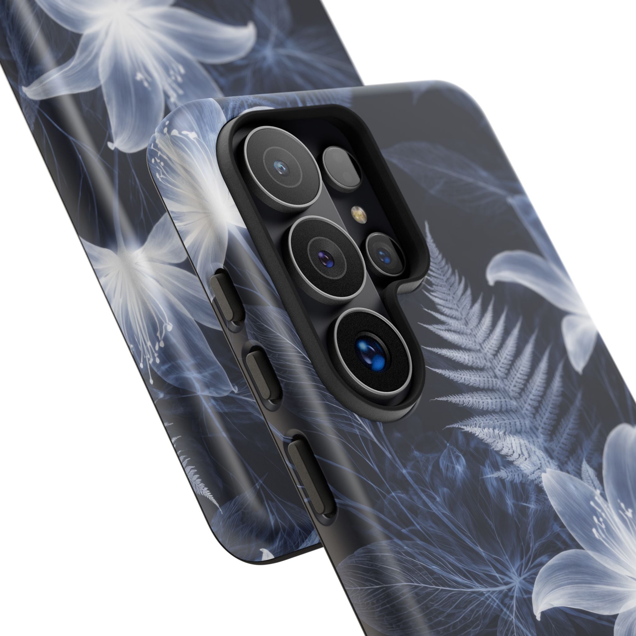 Moonlight Garden Phone Case for iPhone 11-17 and Galaxy S20-S26