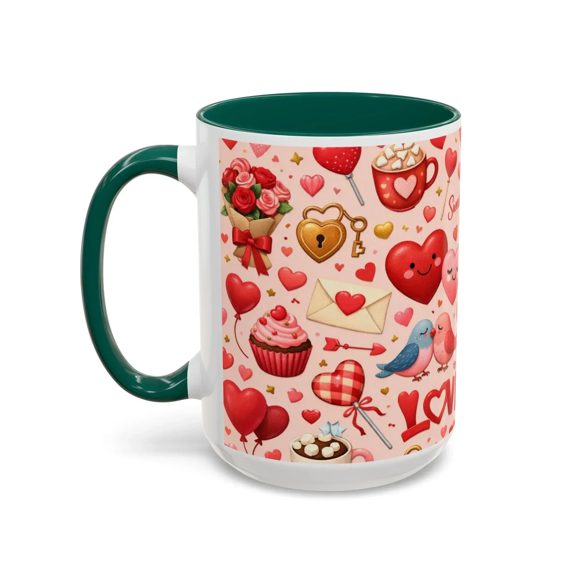 Sweetheart Love Mug - Colorful Mugs (11oz, 15oz) - KARARMDESIGN