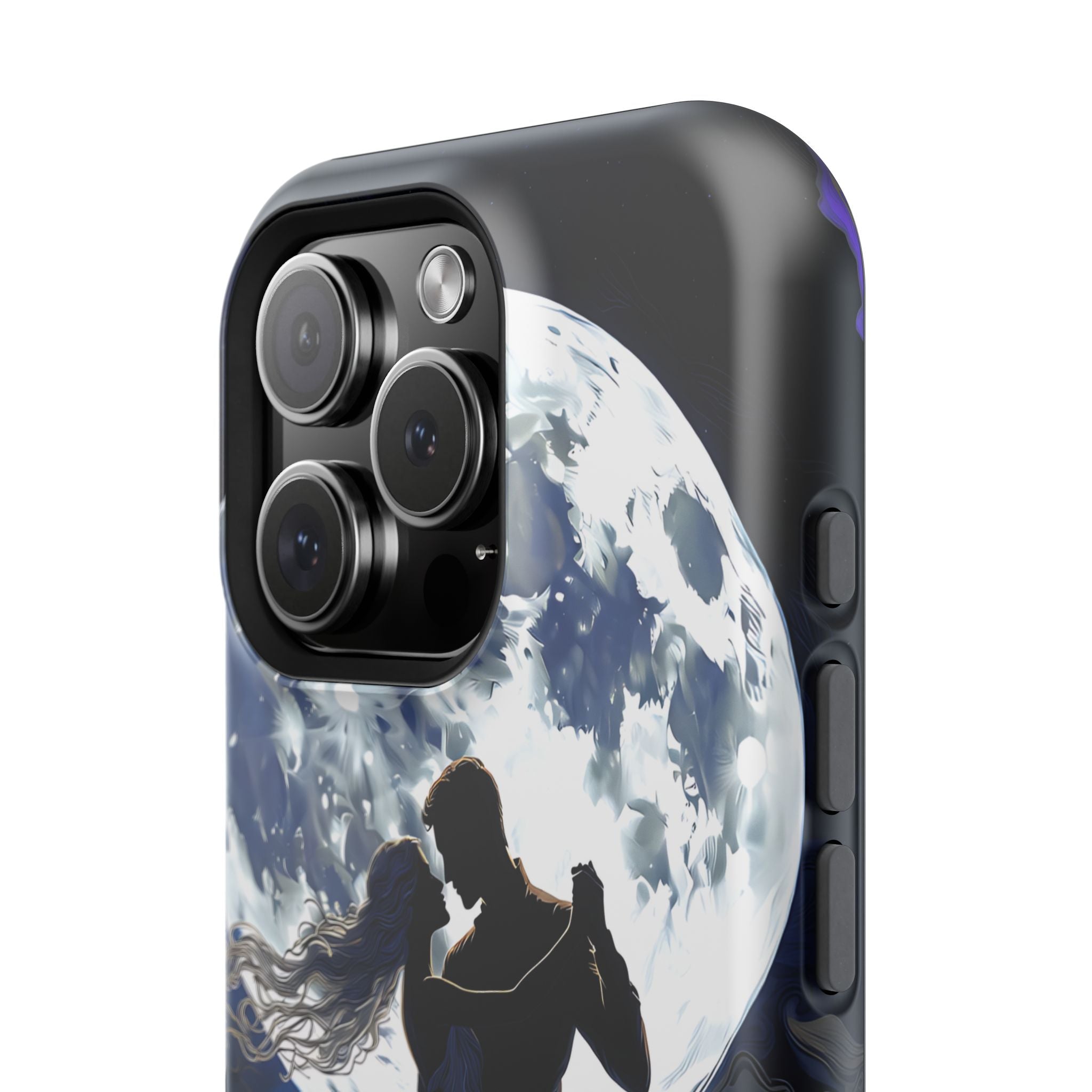 Romantic Moonlight Dance Magnetic Phone Case – iPhone 15–17 & Samsung Galaxy S26