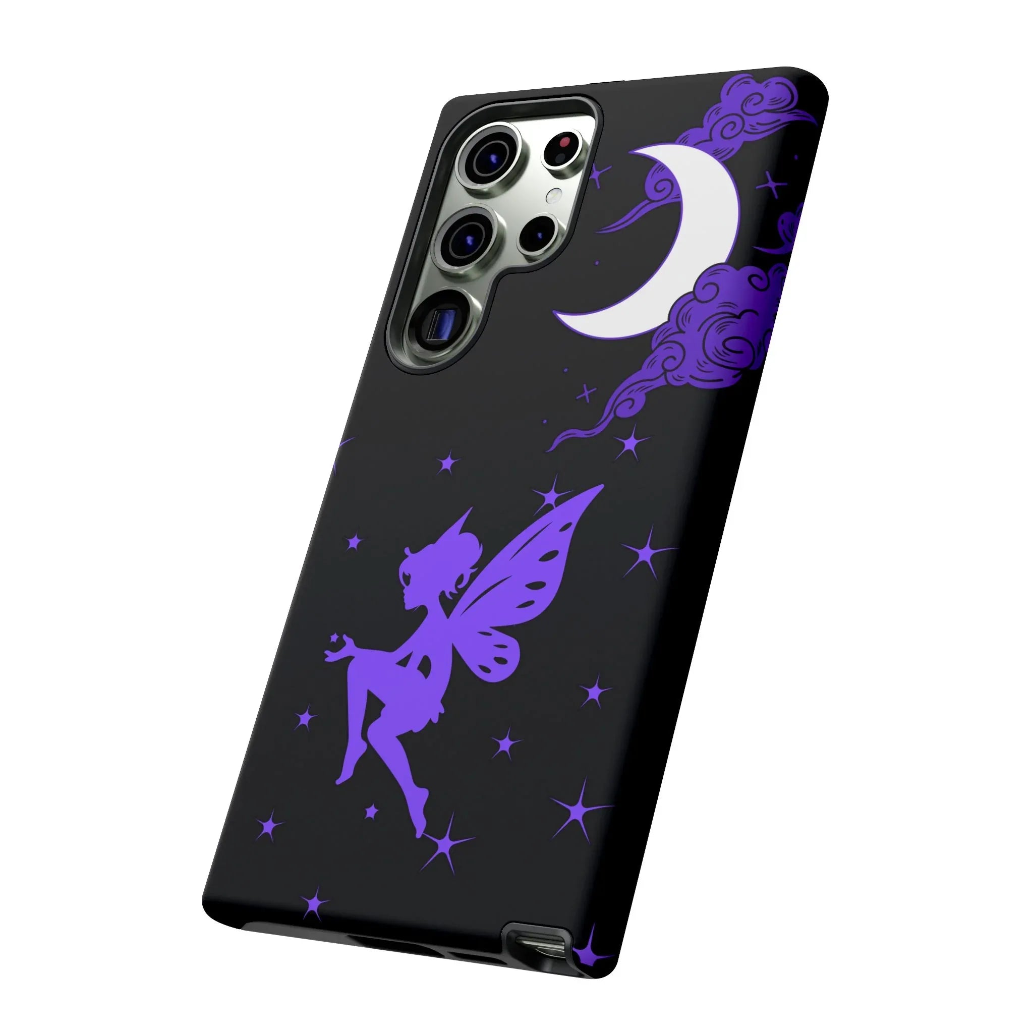 Moonlit Fairy Phone Case for iPhone 8-16 and Galaxy S10-S23 - KARARMDESIGN