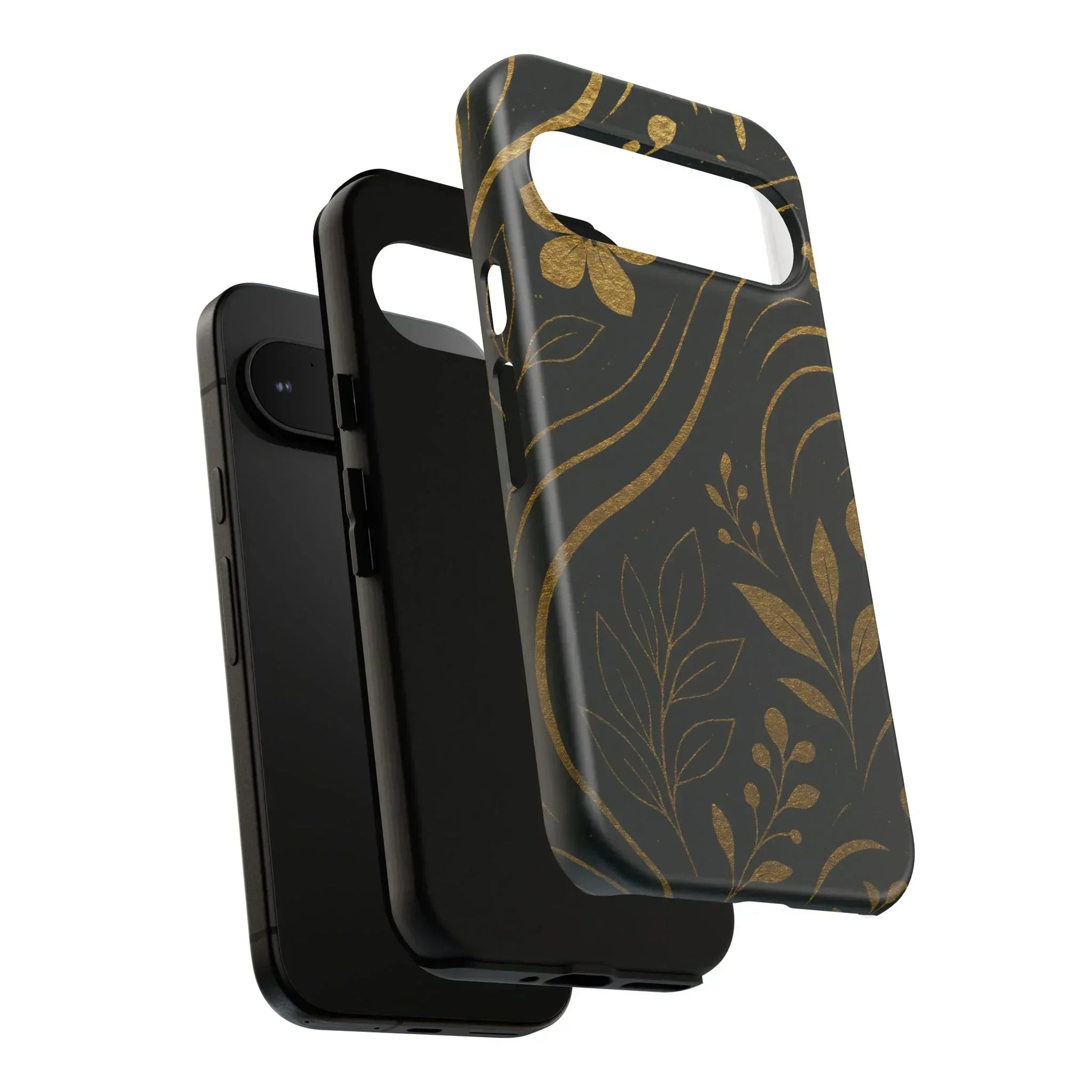 Foil Frenzy Abstract Gold Pattern Phone Case for Samsung Galaxy and Google Pixel - KarArmDesign