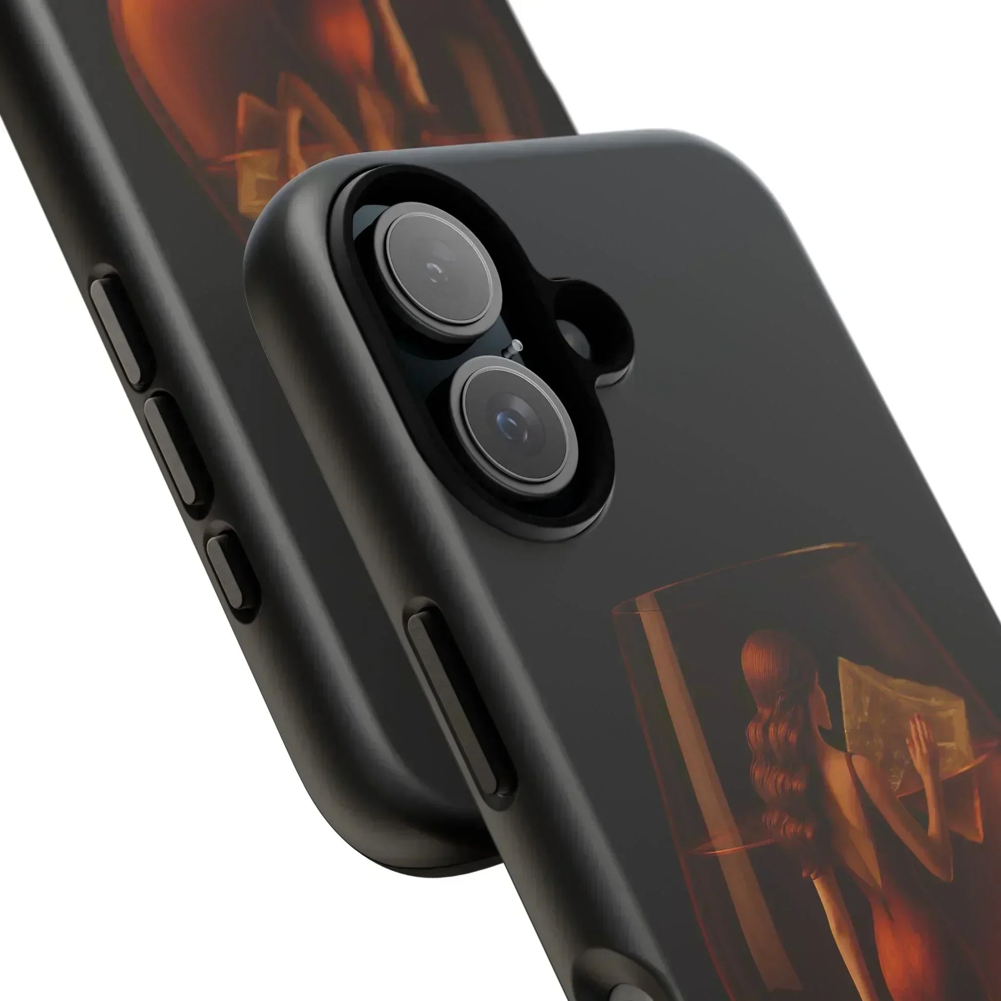 Elegant Midnight Lady Phone Case for iPhone 8-16 and Google Pixel up to 9 Models - KarArmDesign