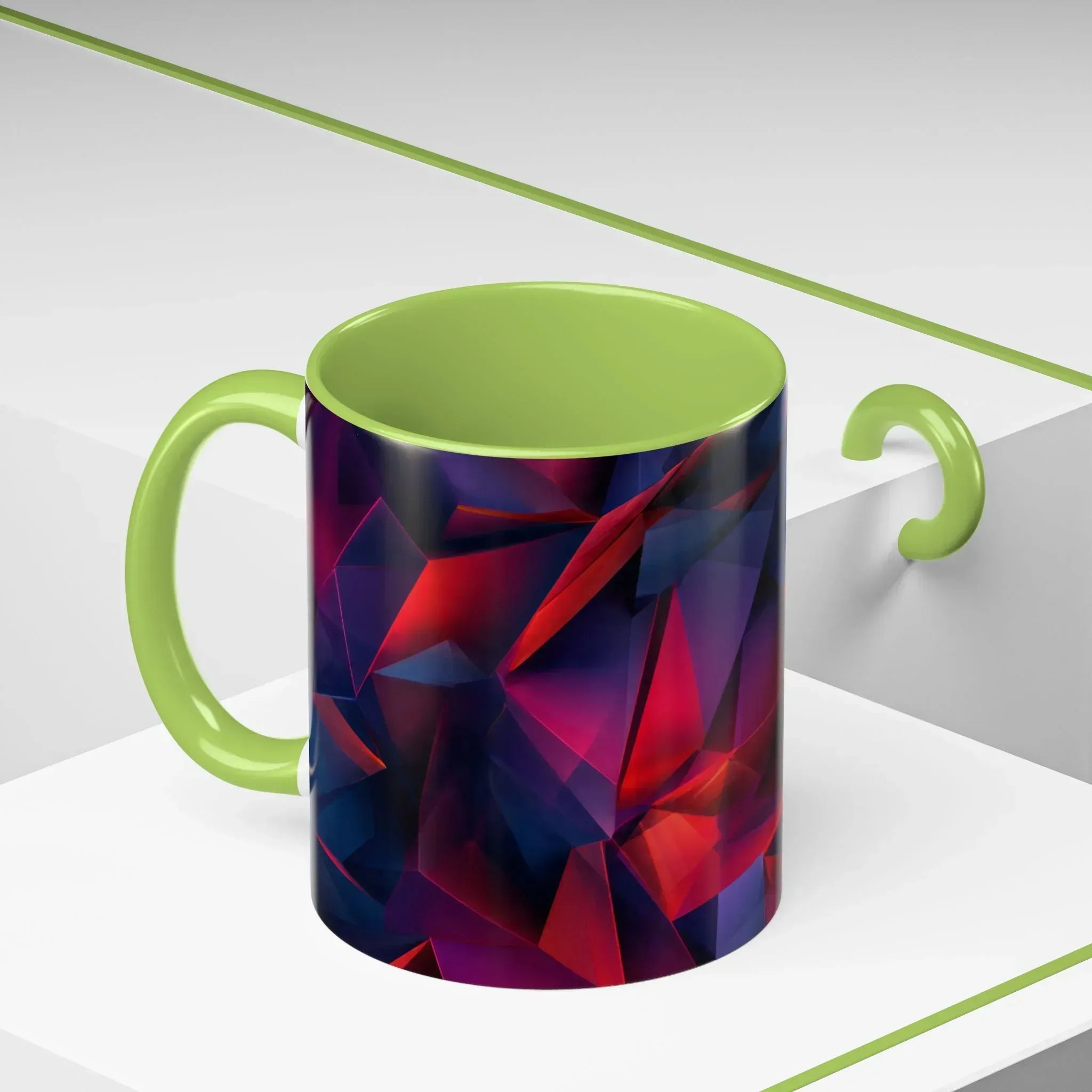 Crystalline Ember Ceramic Mug - Accent Coffee Mug (11, 15oz) - KARARMDESIGN