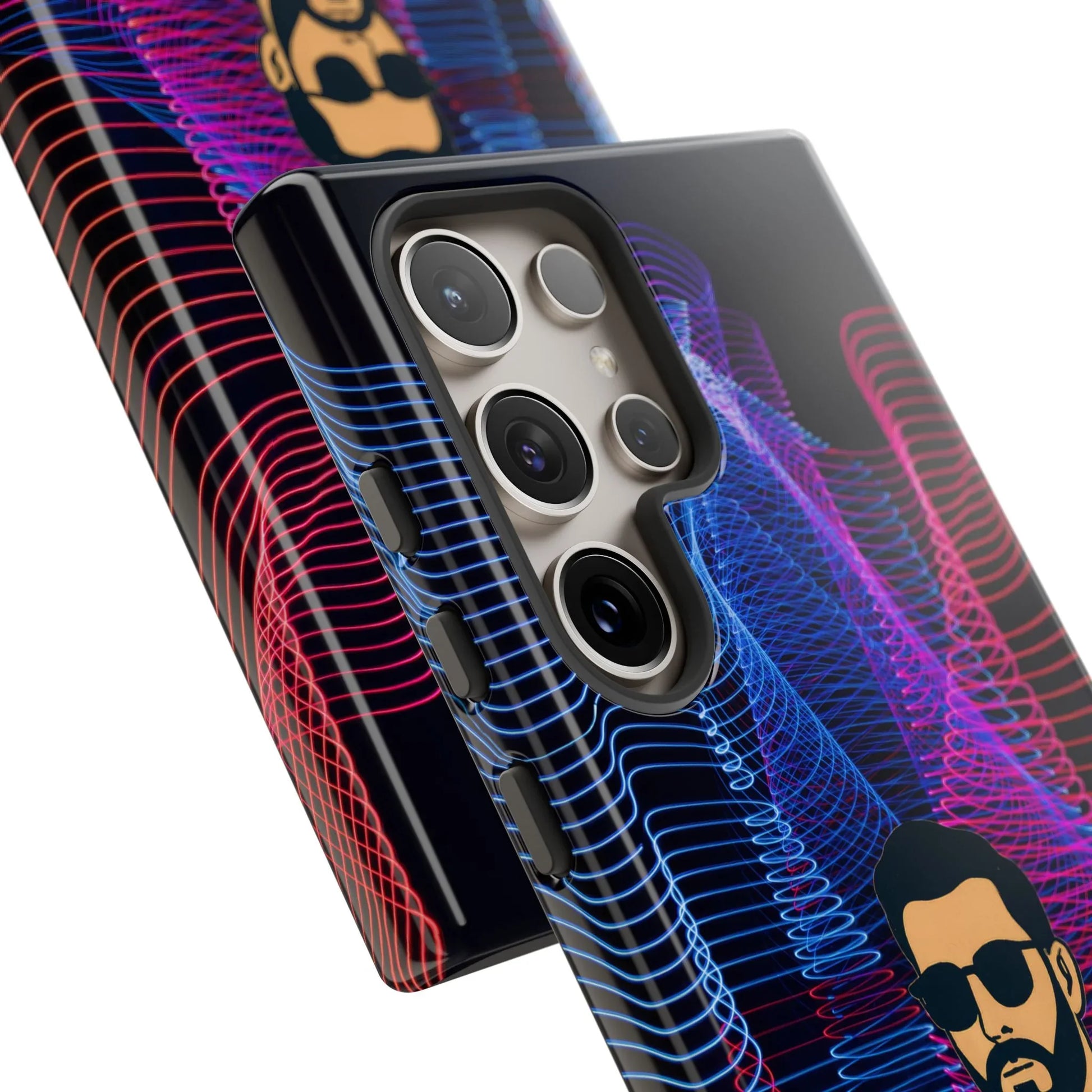 Bearded Style Phone Case for iPhone 11-17 and Galaxy S20-S25 - KARARMDESIGN