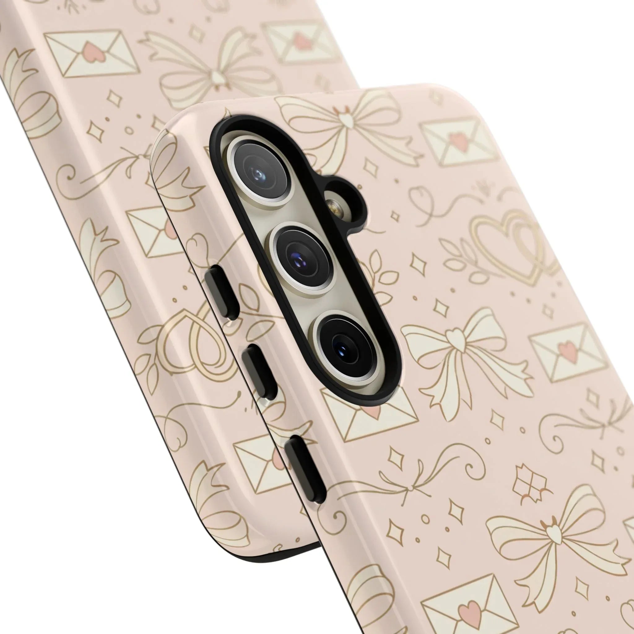 Sweet Romance Tough Phone Case for iPhone 11–17 & Galaxy S10–S25 - KARARMDESIGN