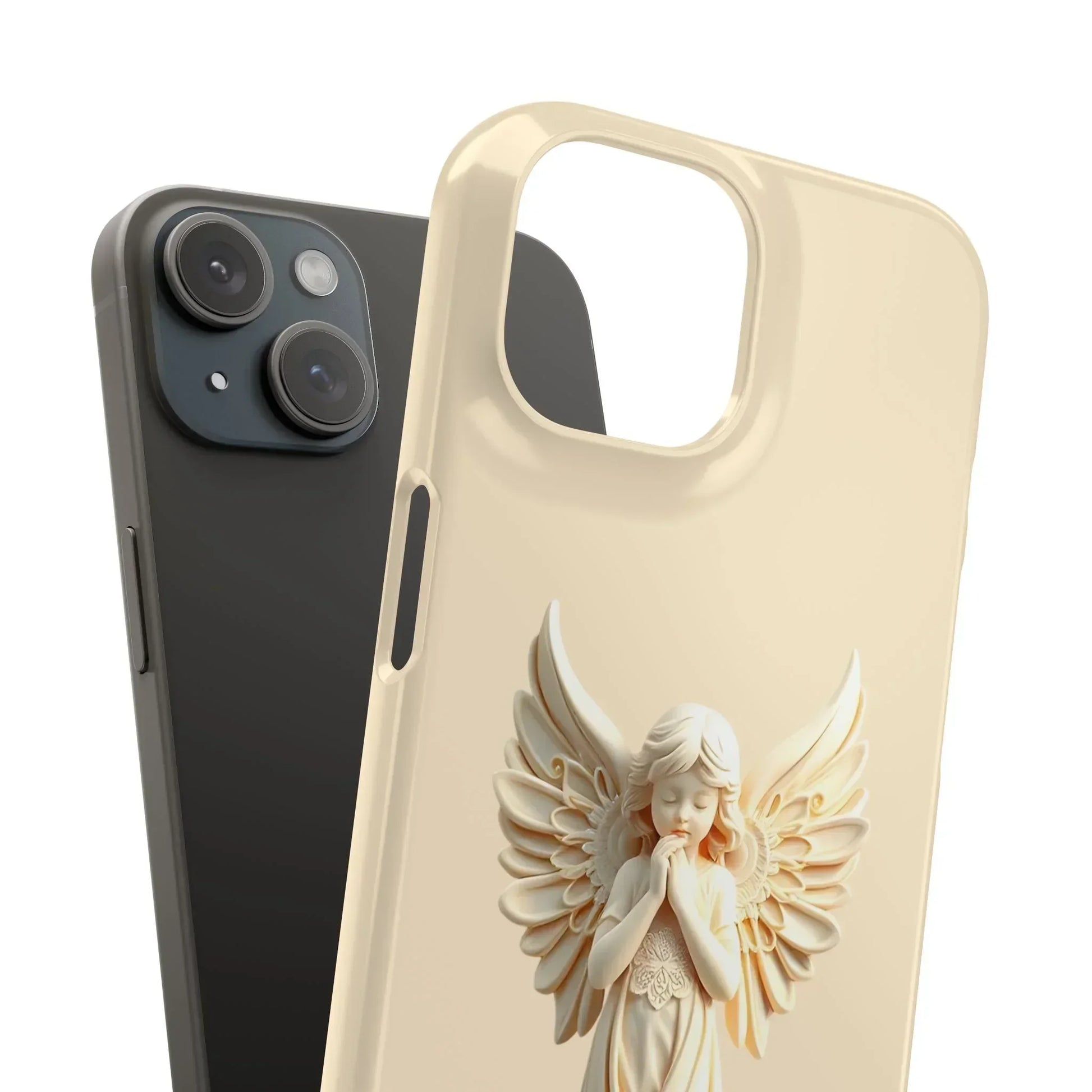 Heavenly Angel Phone Case for iPhone 7-16 and Samsung Galaxy S10-S24 Models - KarArmDesign