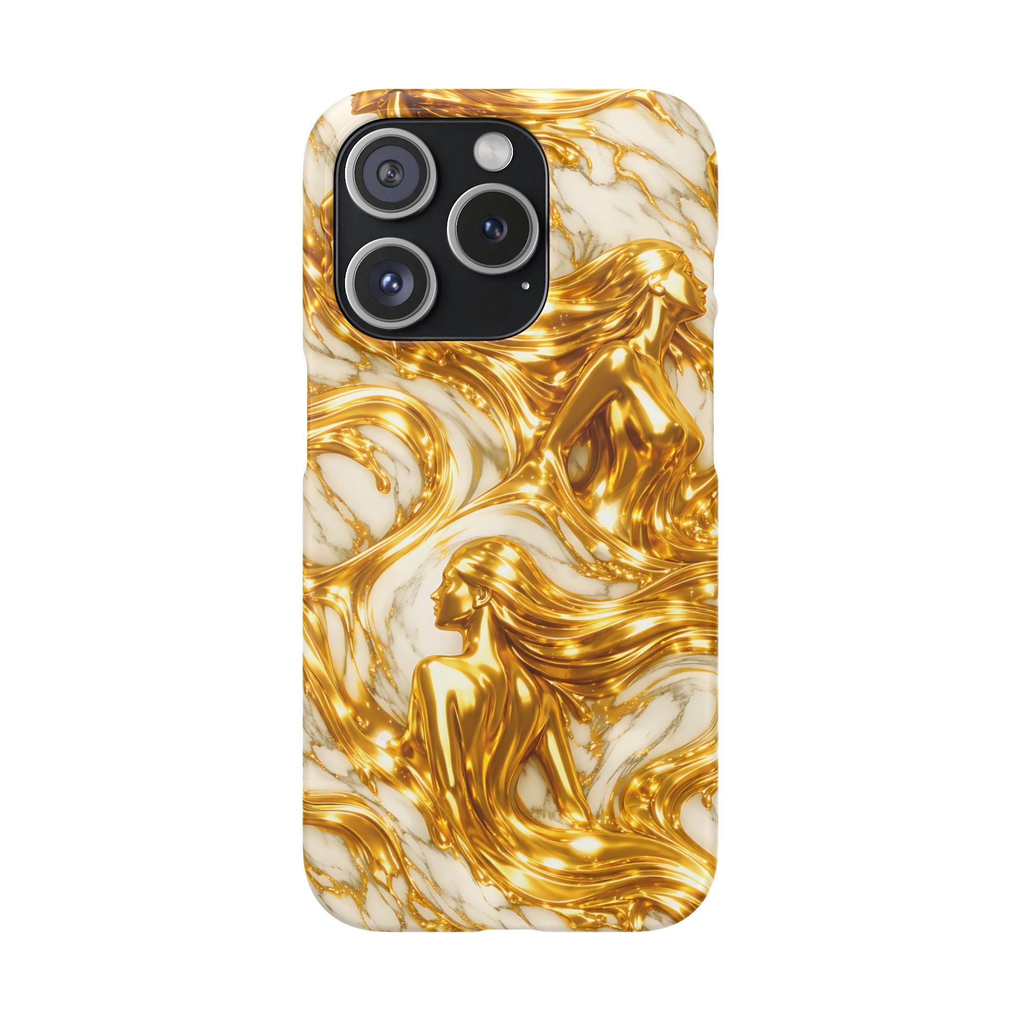 Divine Gold Woman Snap Phone Case for iPhone & Galaxy