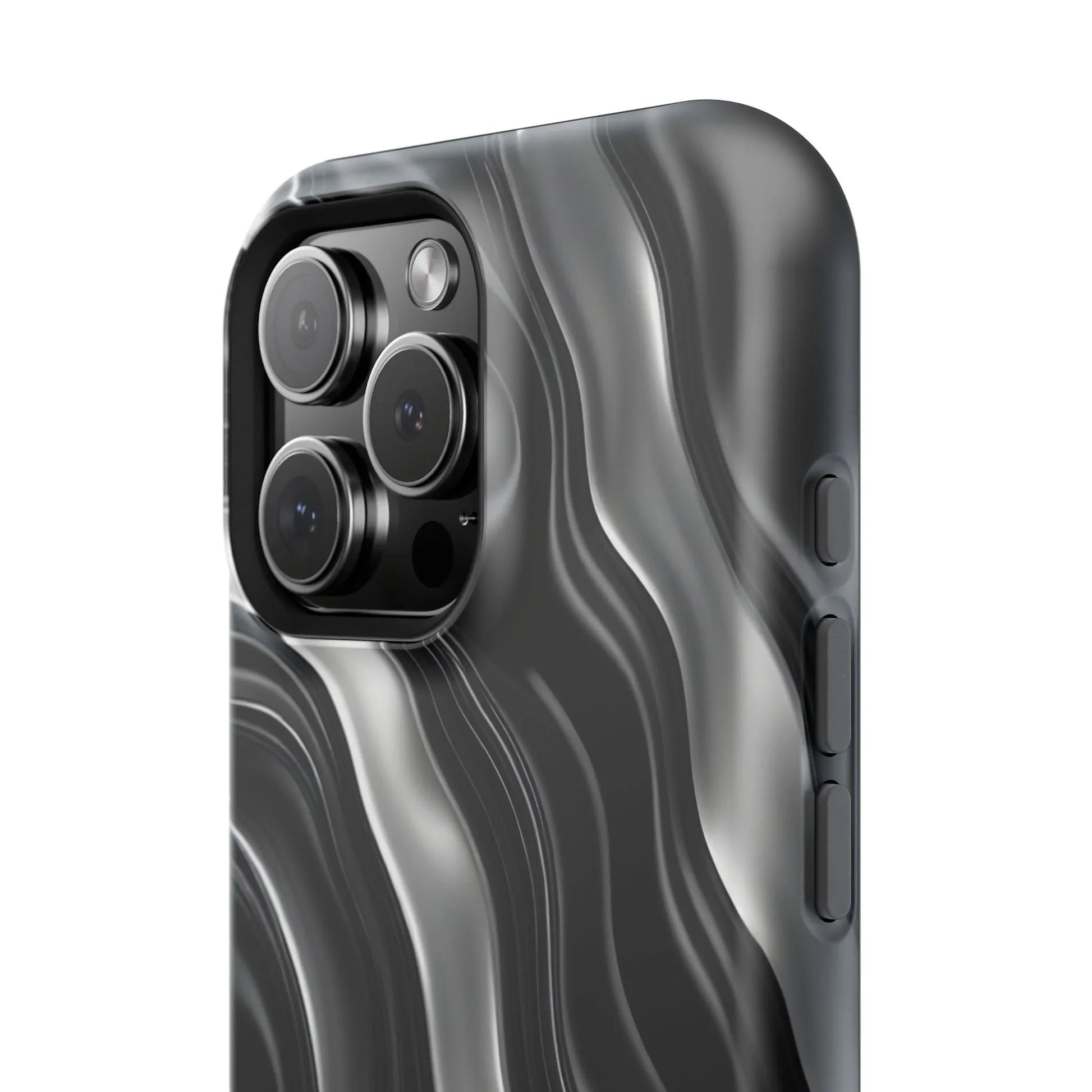Wavy Illusion Marble Phone Case for iPhone 13-17 - KARARMDESIGN