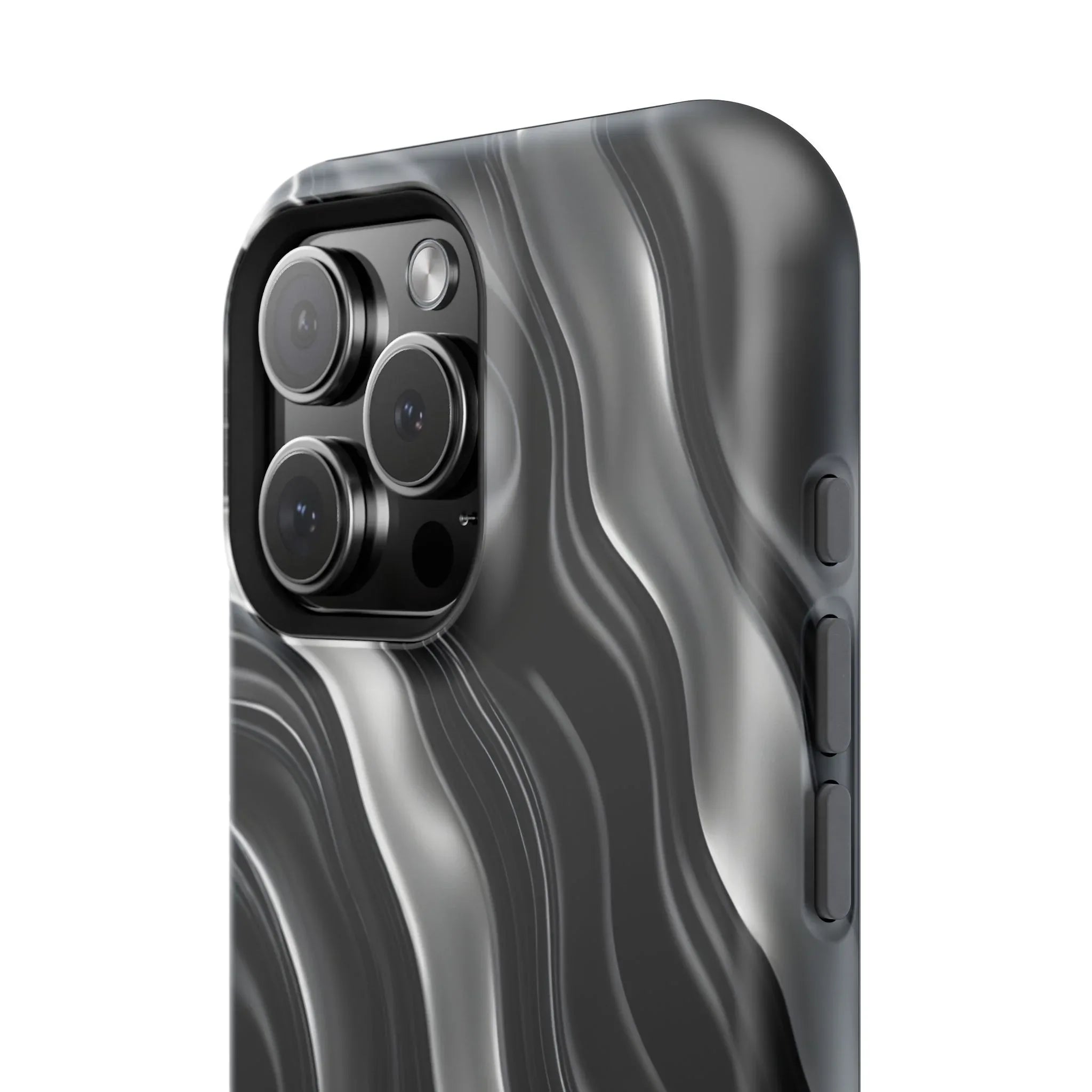 Wavy Illusion Marble Phone Case for iPhone 13-17 - KARARMDESIGN