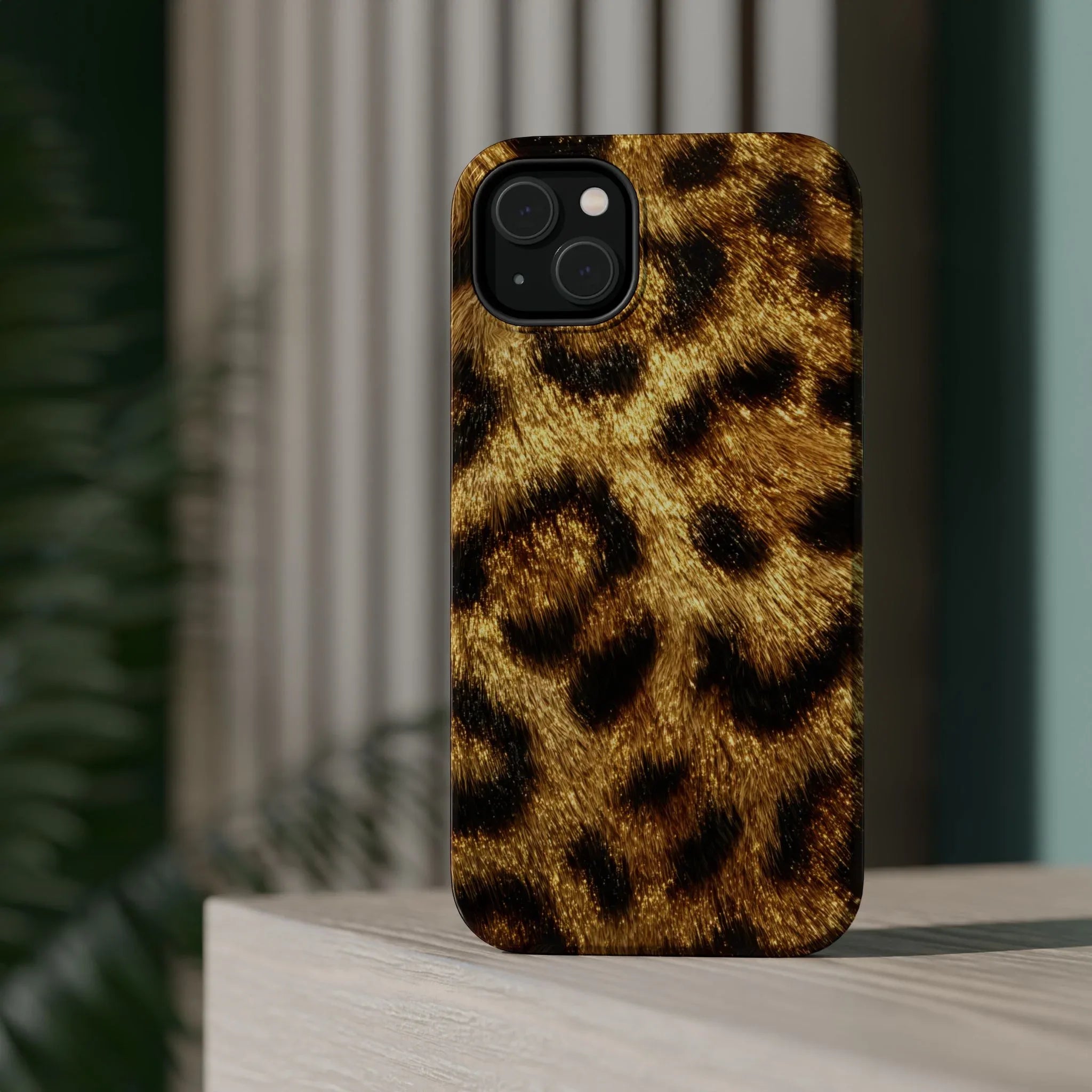 Leopard Print Phone Case for iPhone 13-17 - KARARMDESIGN