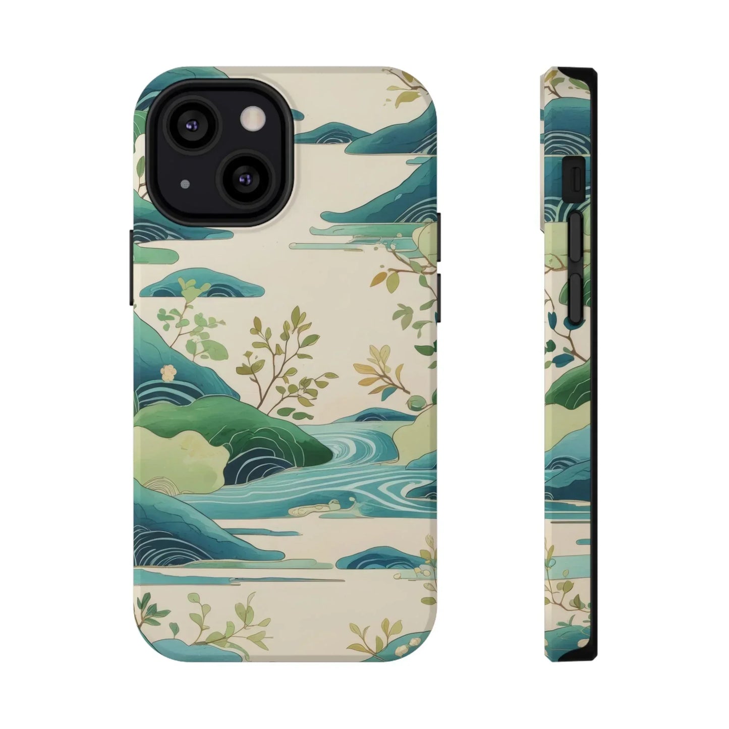 Nature Landscape Phone Case for iPhone 12-16 and Samsung Galaxy S21-S22 Models - KarArmDesign