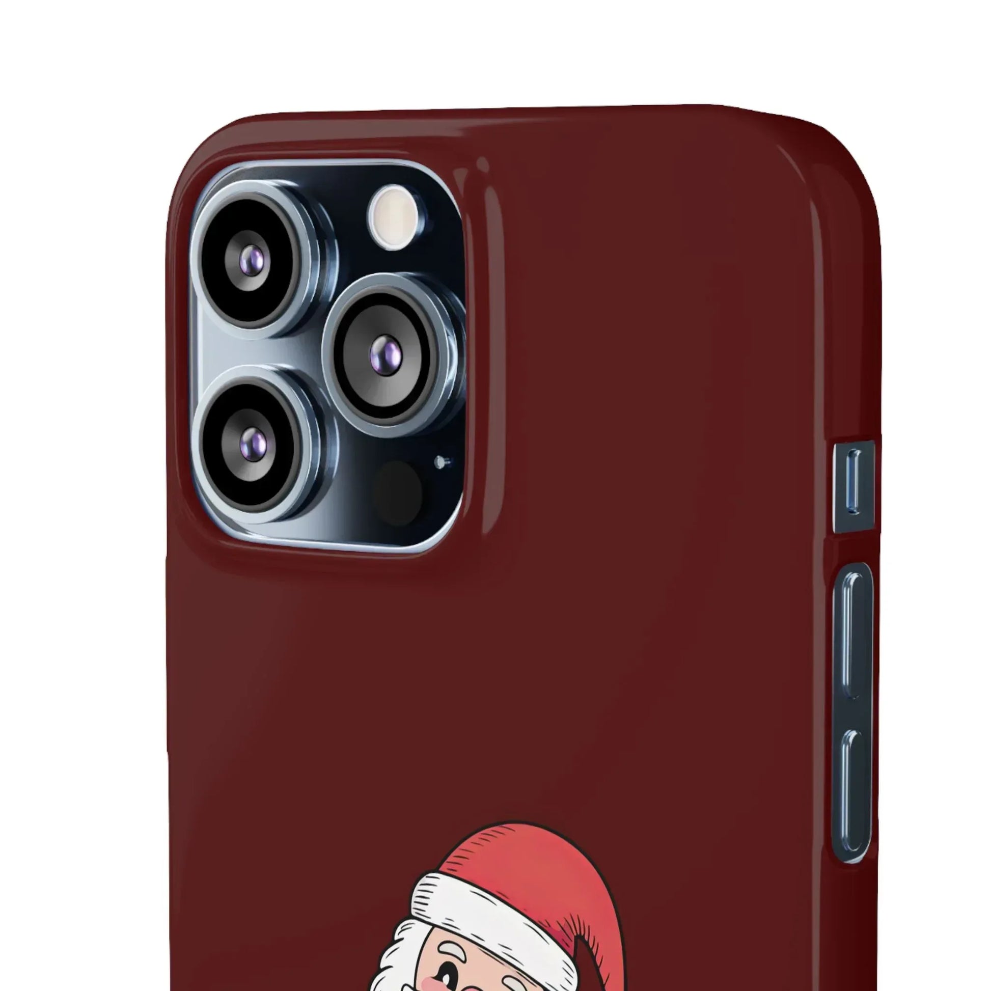 Crimson Claus Phone Case for iPhone 8-17 and Galaxy S20-S25 - KARARMDESIGN