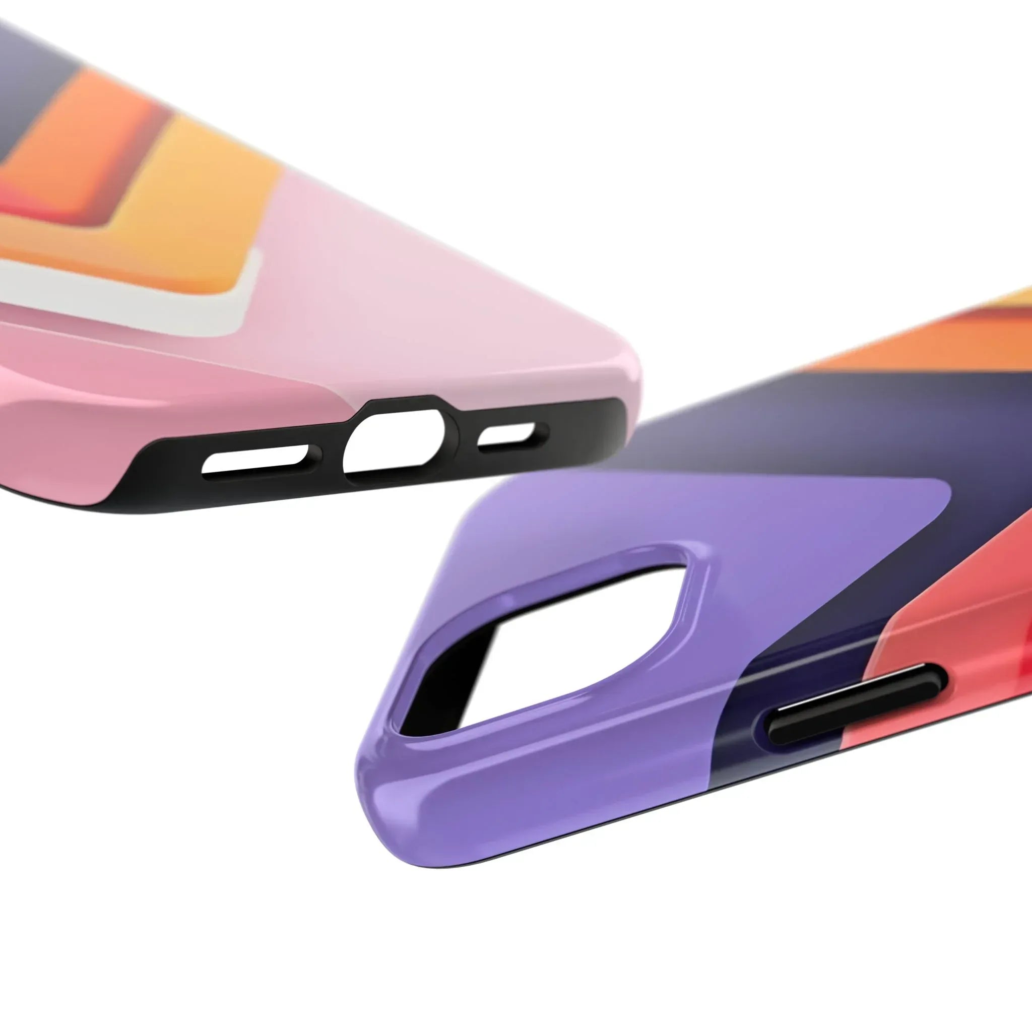 Vibrant Geometric Chevron Phone Case for iPhone and Galaxy - KARARMDESIGN