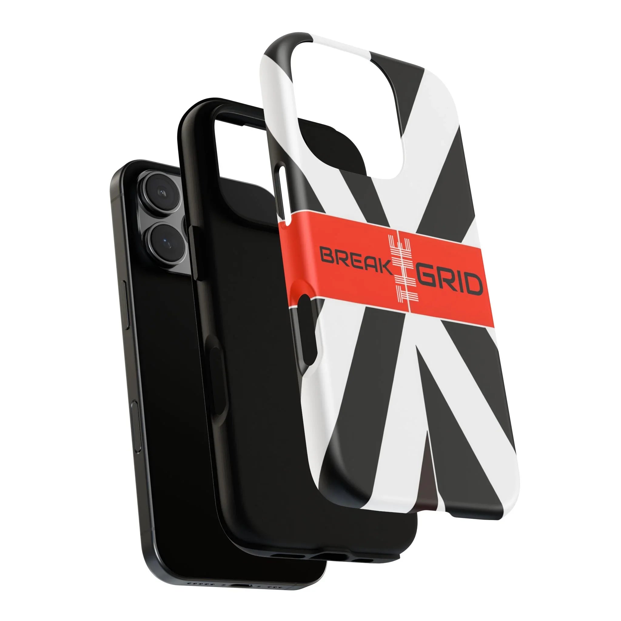 Break The Grid Phone Case for iPhone 11–16 and Galaxy S20–S25 - KARARMDESIGN