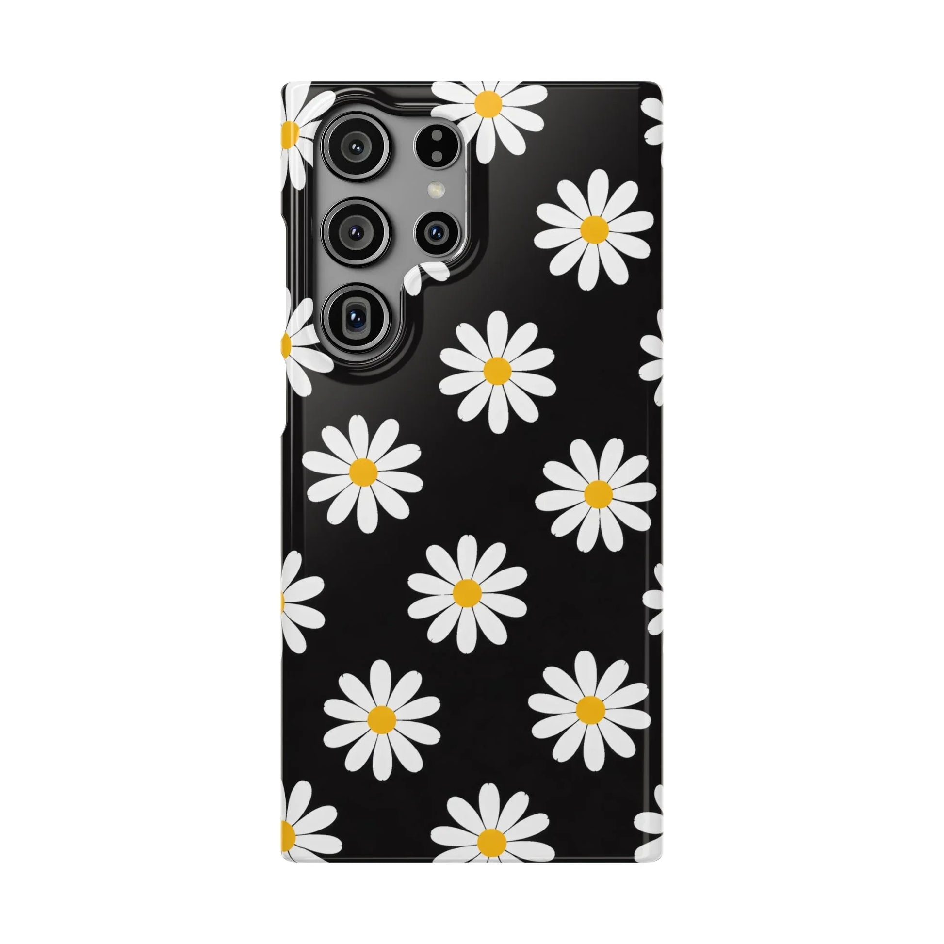 Daisy Charm Phone Case for iPhone 11-17 and Galaxy S20-S25 - KARARMDESIGN