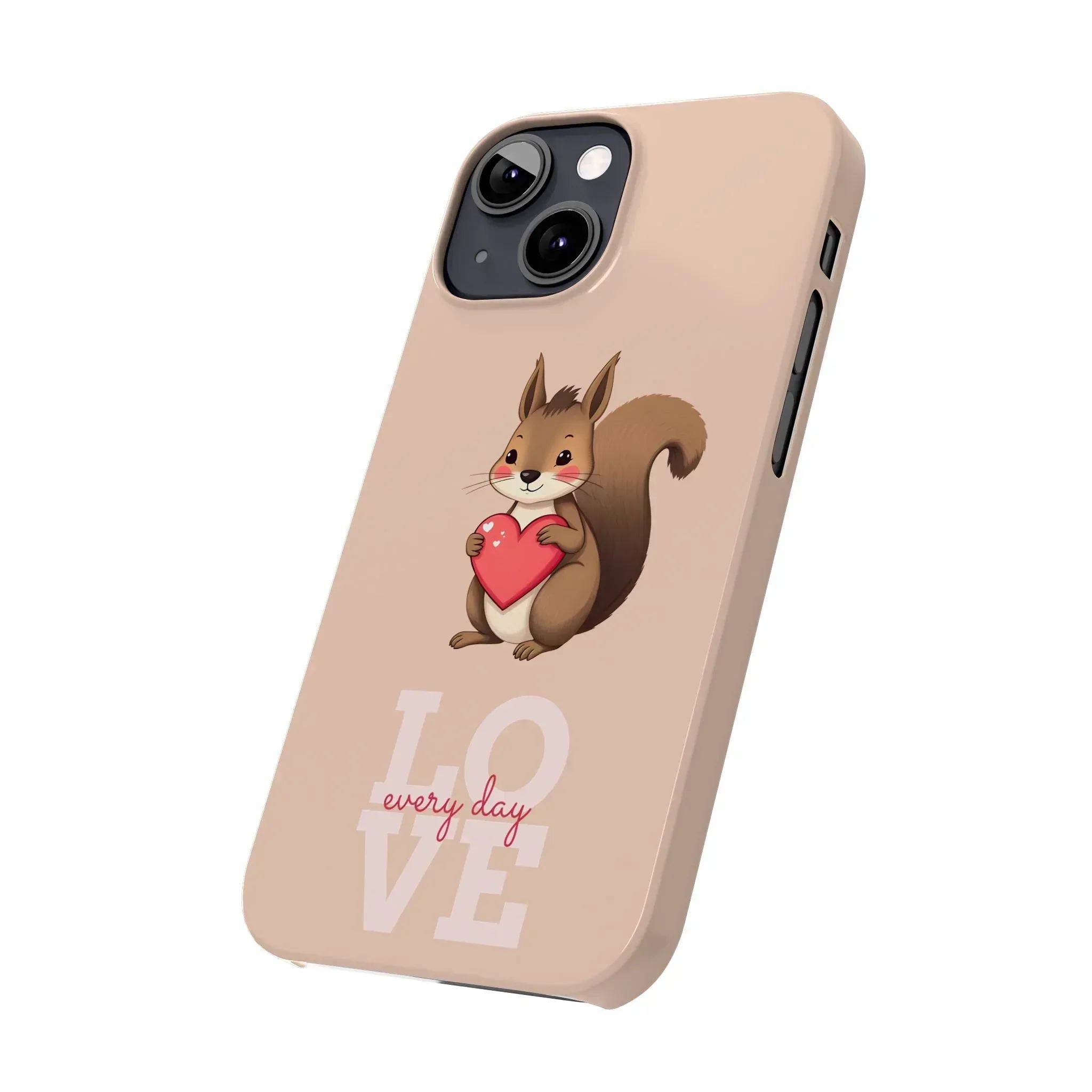 Cute Squirrel Phone Case for iPhone 11-17 - KARARMDESIGN