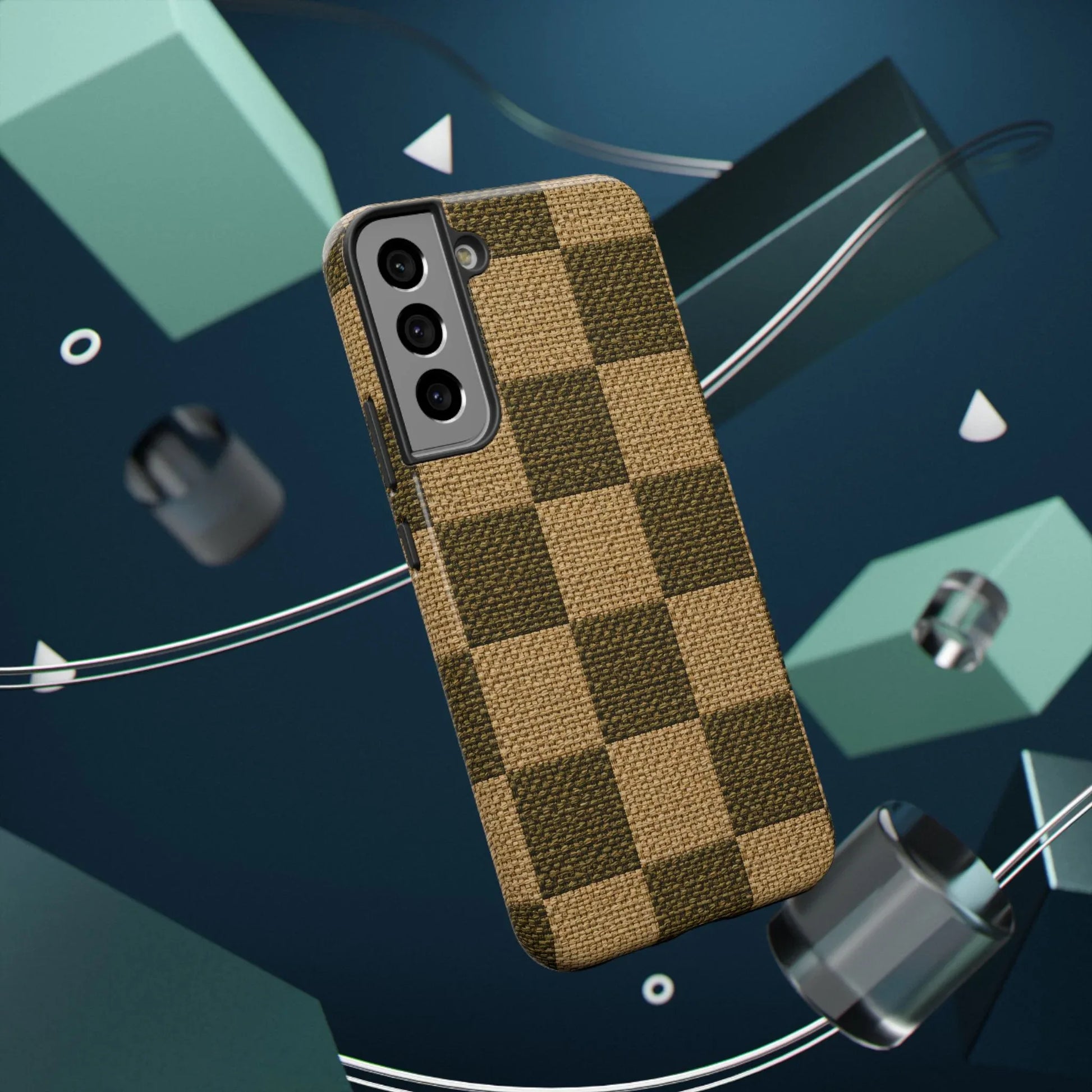 Rustic Woven Phone Case for iPhone 11-17 and Galaxy S21-S22 - KARARMDESIGN