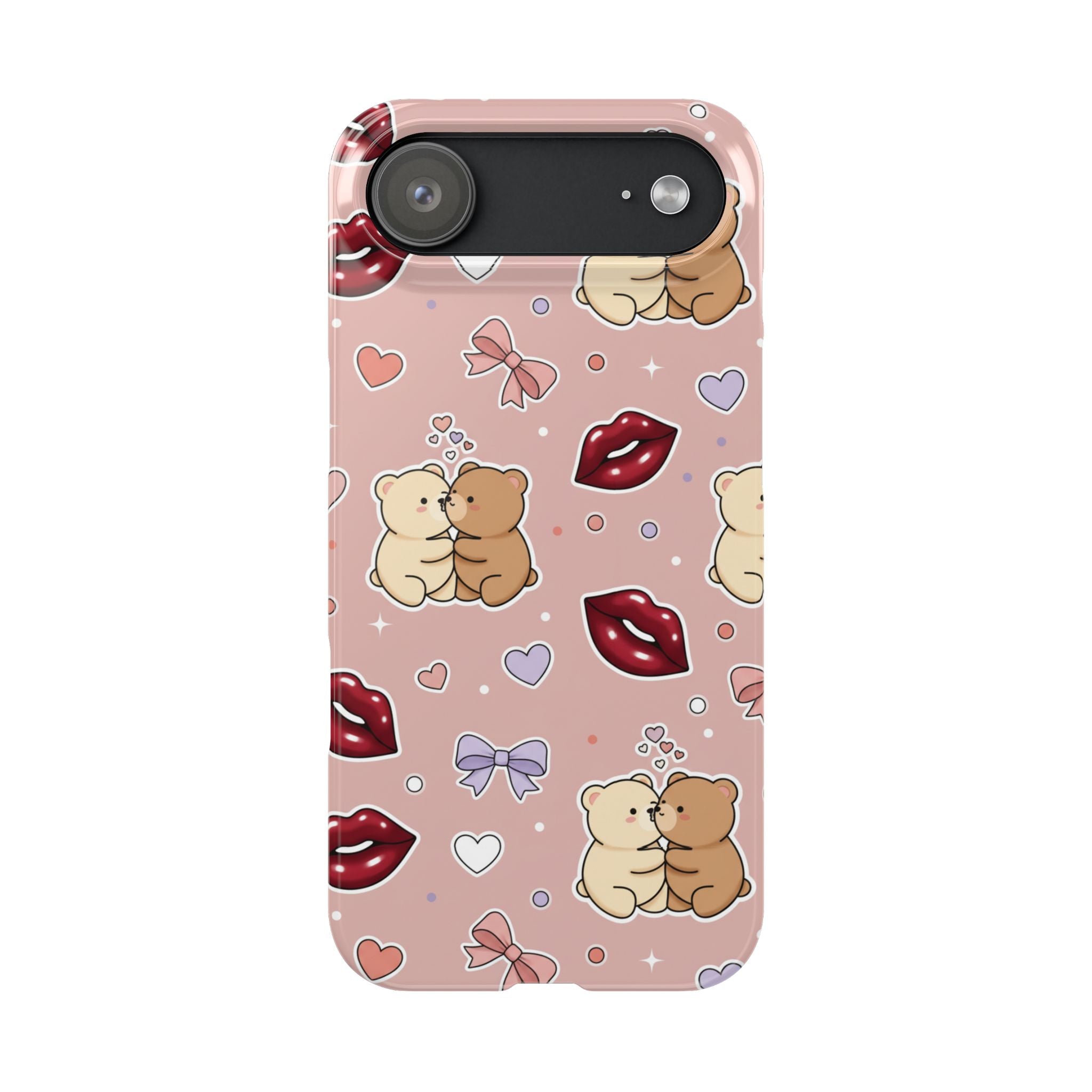 Bear Hug Bliss Phone Case for iPhone 11–17