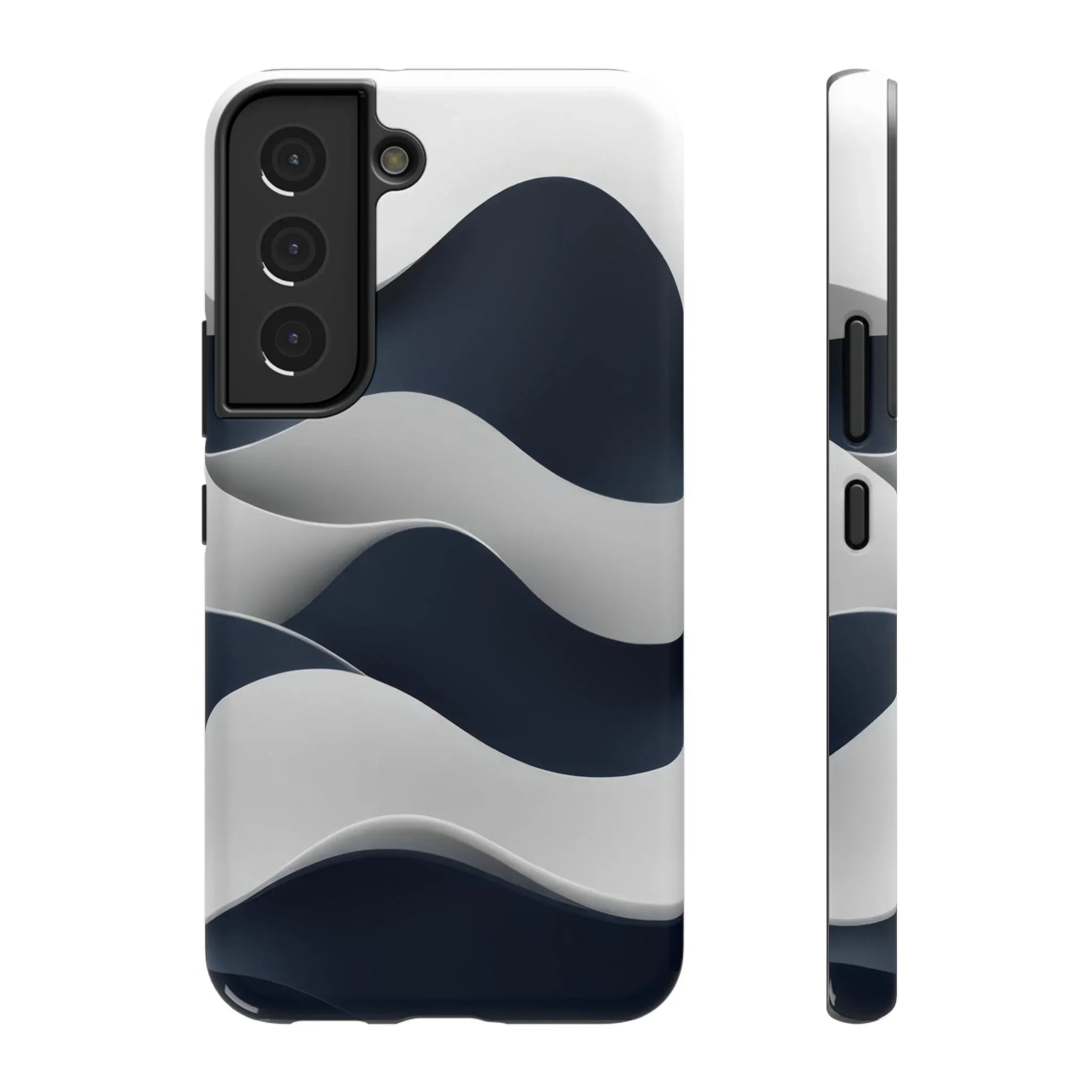 Ocean Flow Phone Case for iPhone 11-17 and Galaxy S21-S22 - KARARMDESIGN
