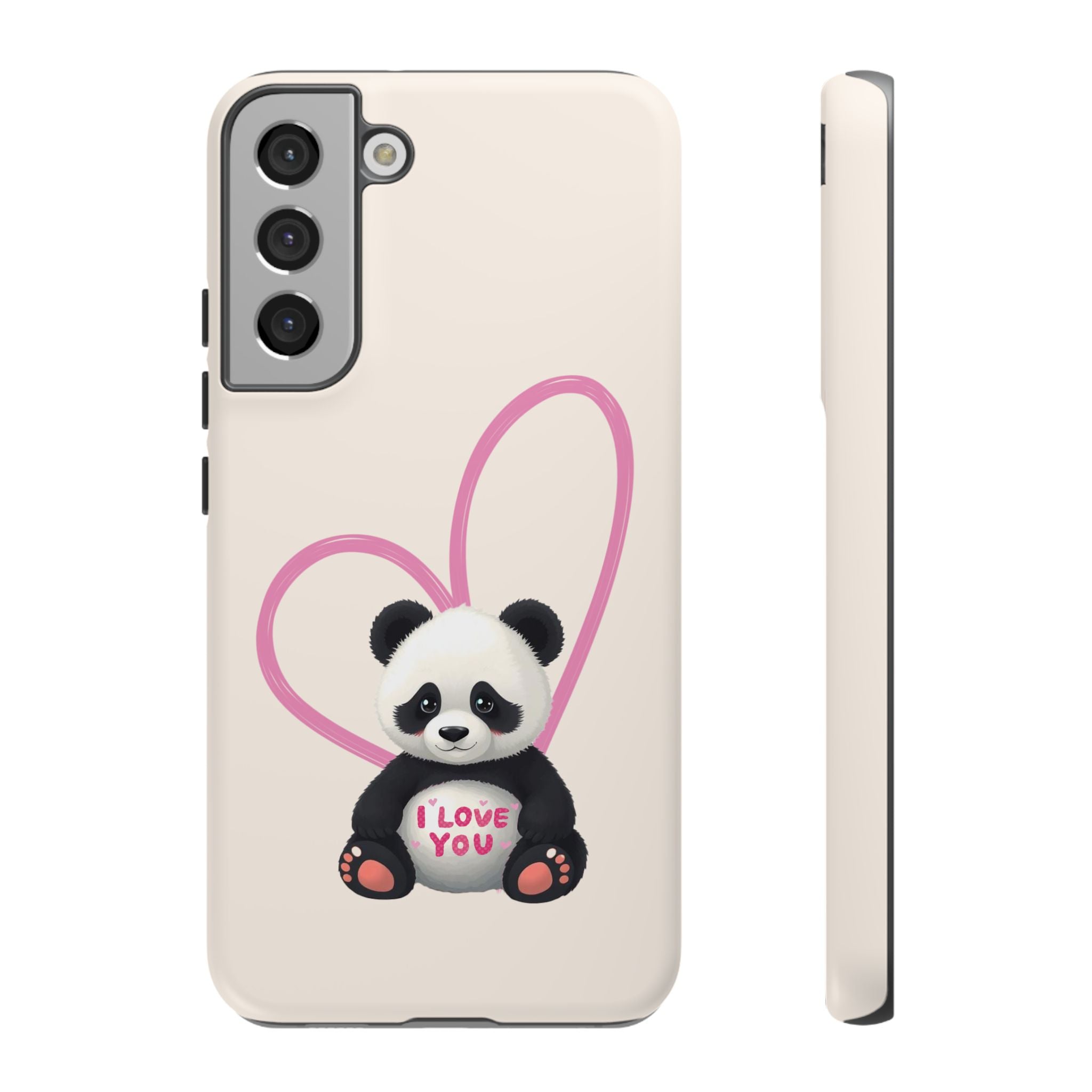 Adorable Panda Love Phone Case – Samsung Galaxy S20-S26