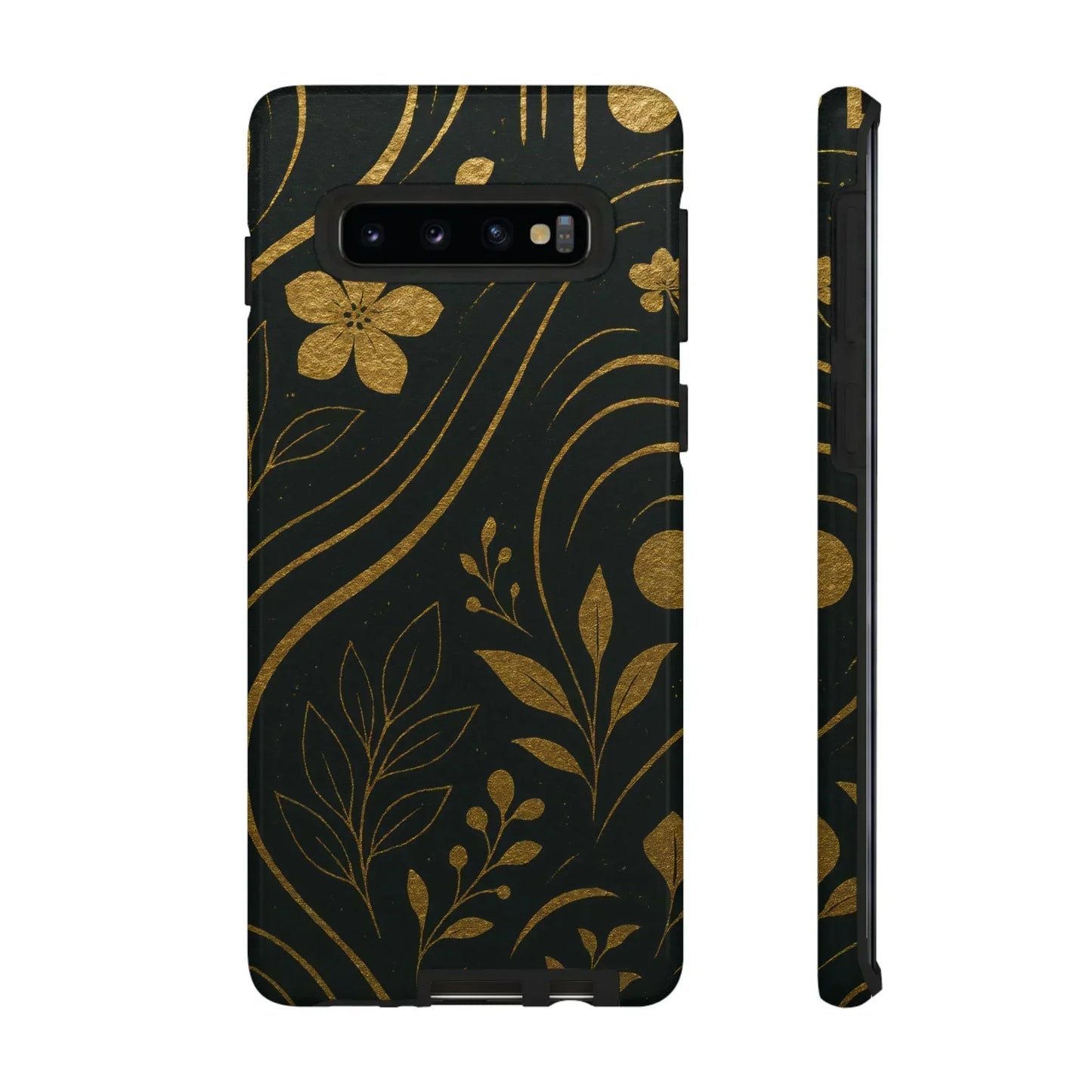 Foil Frenzy Abstract Gold Pattern Phone Case for Samsung Galaxy and Google Pixel - KarArmDesign