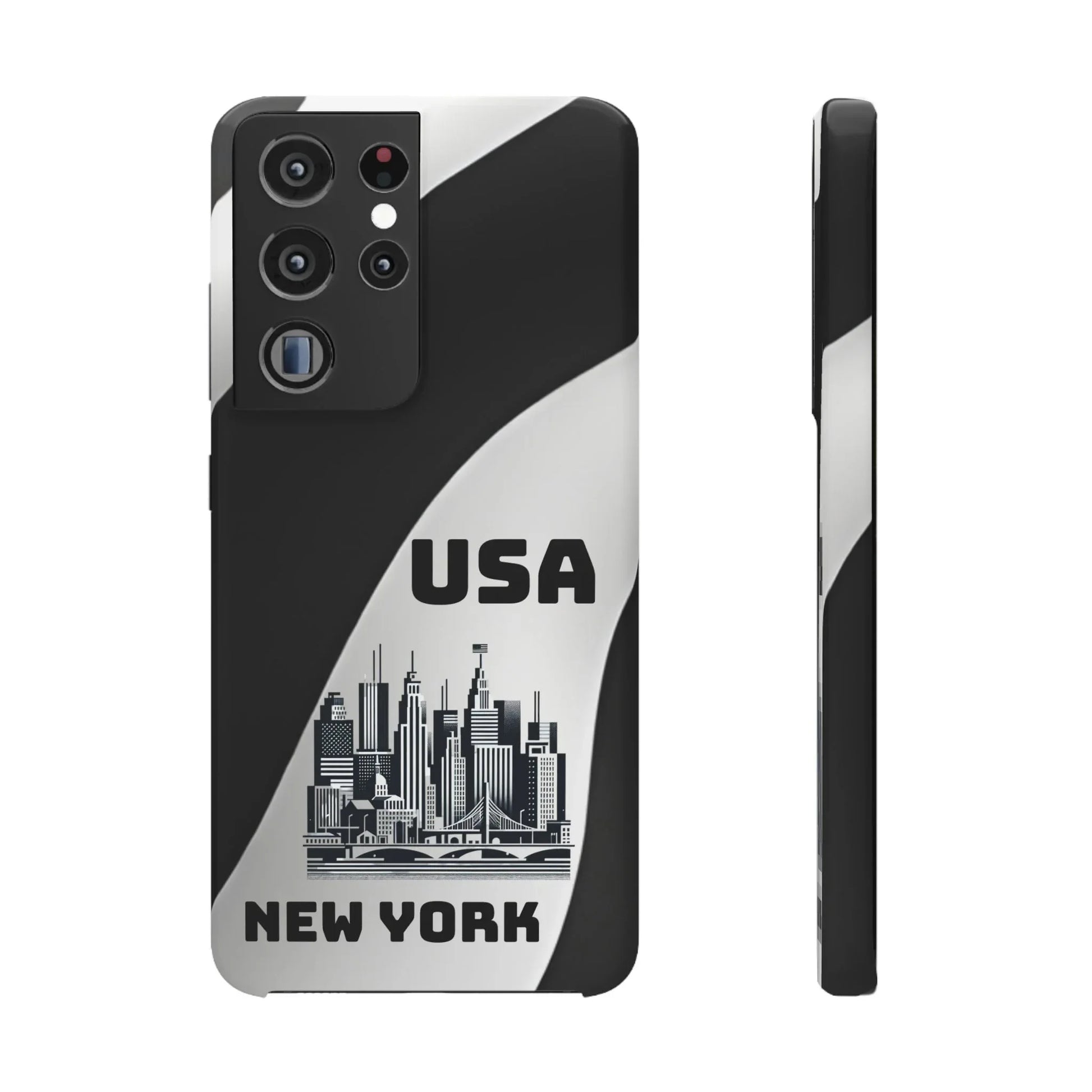 Monochrome New York City Phone Case for iPhone, Galaxy & Pixel - KARARMDESIGN