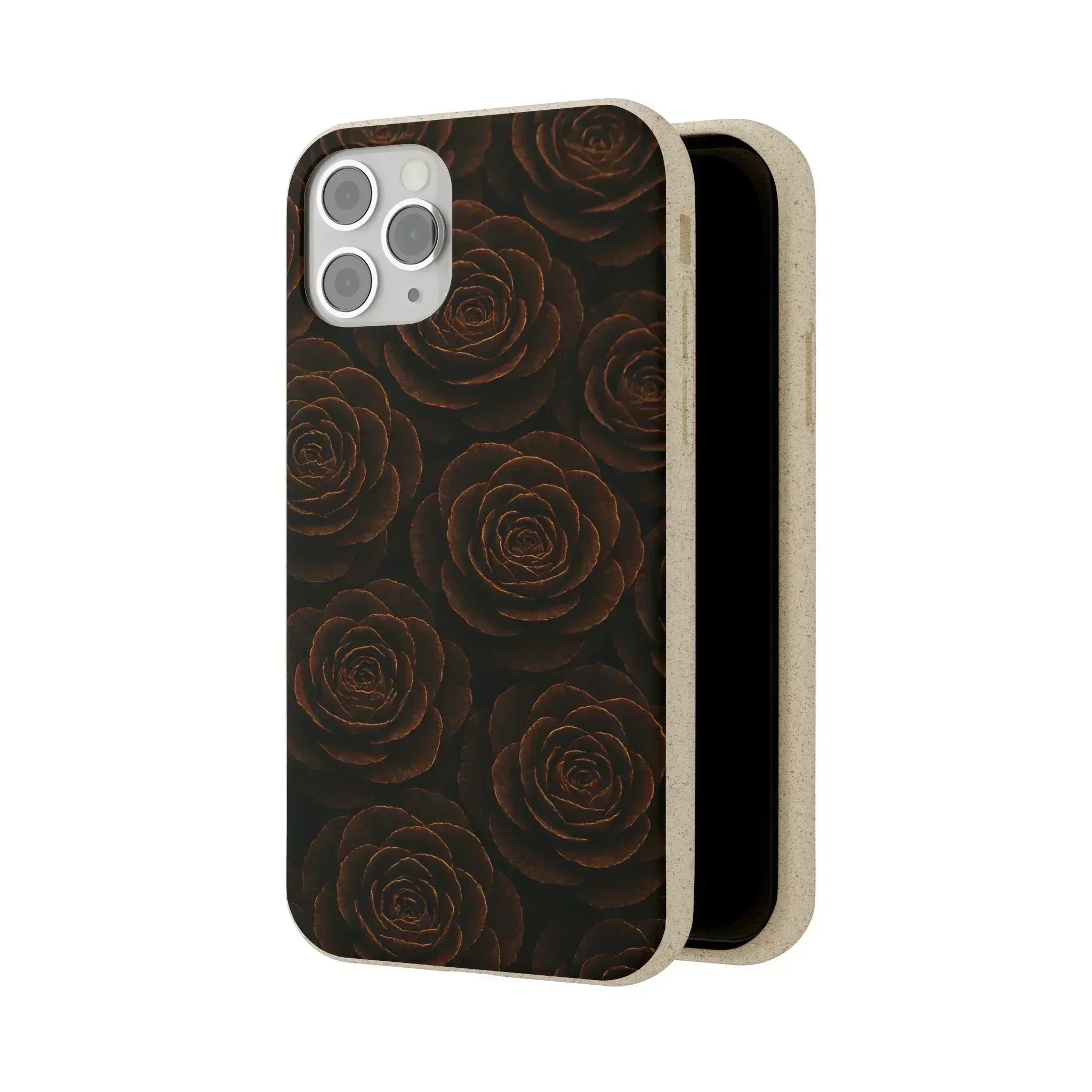 Wooden Roses Phone Case for iPhone 11-16 and Samsung Galaxy S20-S22 - KARARMDESIGN