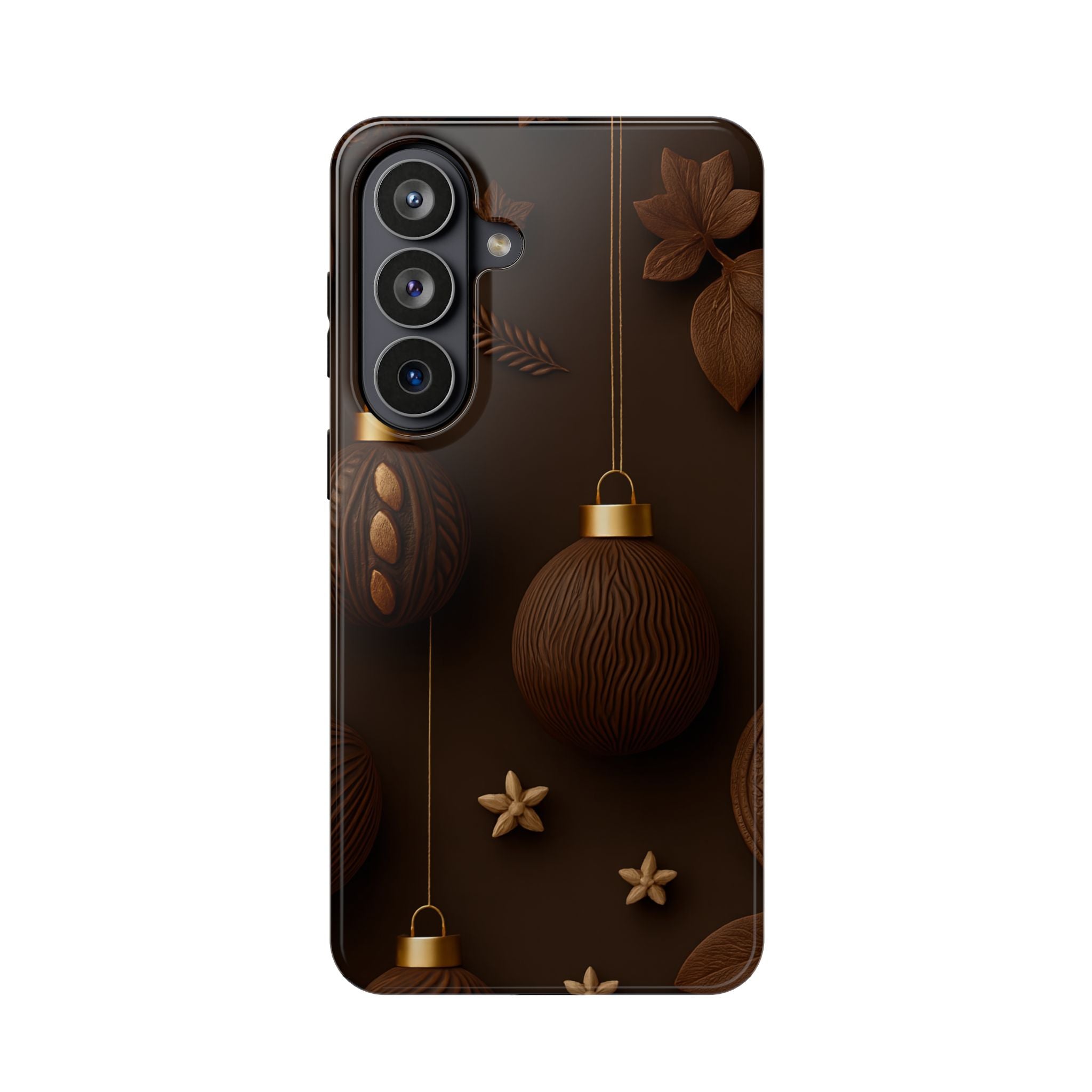 Chocolate Ornaments Phone Case for iPhone 11-17 and Galaxy S22-S26