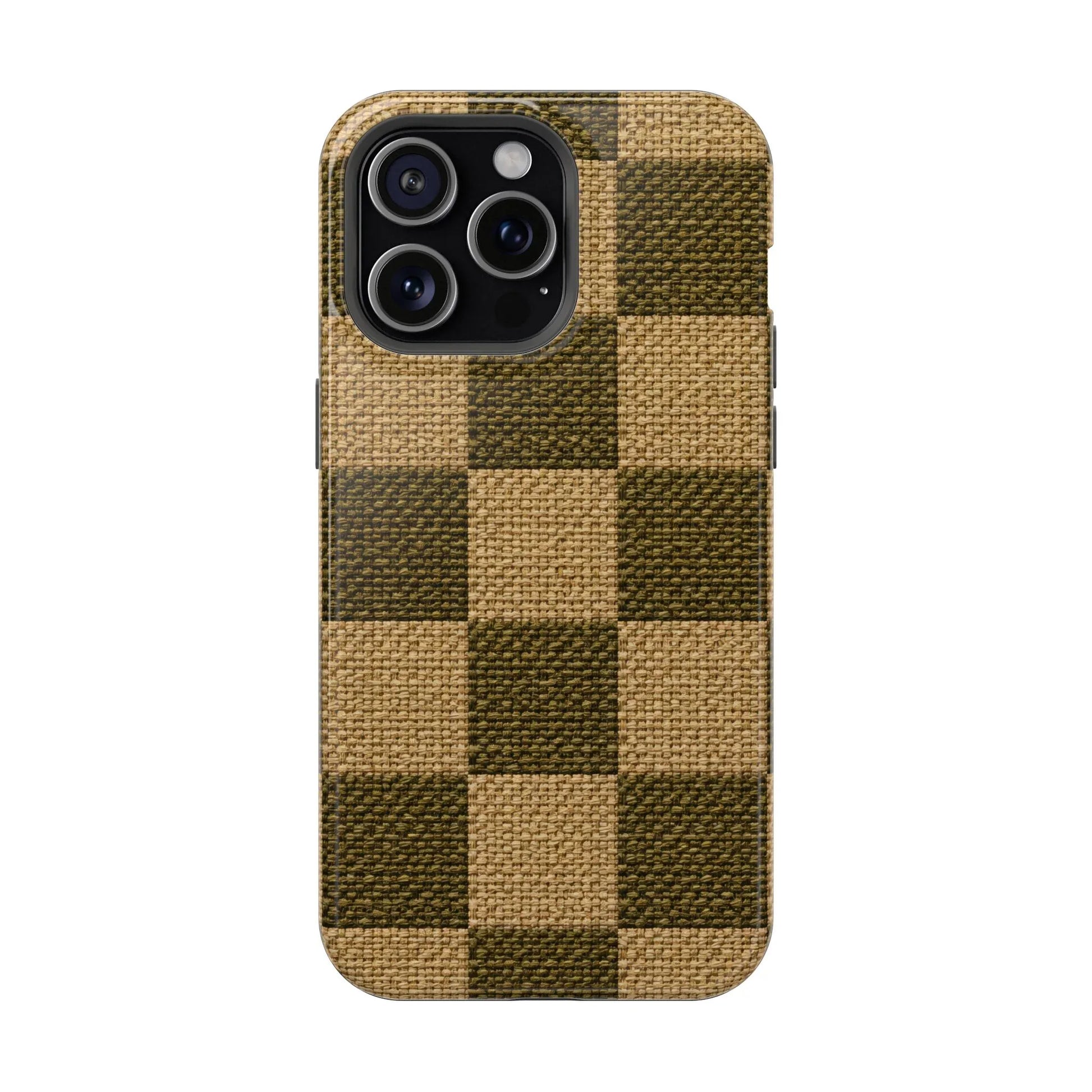 Rustic Woven Phone Case for iPhone 11-17 and Galaxy S21-S22 - KARARMDESIGN