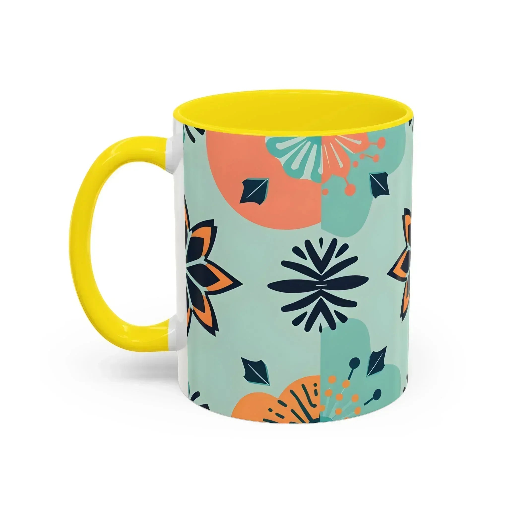 Floral Ornament Coffee Mug – 11oz - KARARMDESIGN