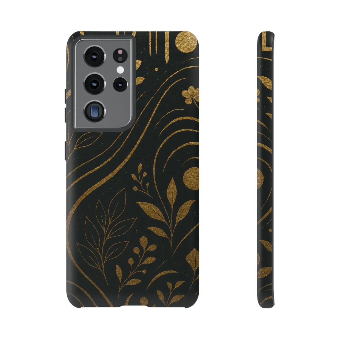 Foil Frenzy Abstract Gold Pattern Phone Case for Samsung Galaxy and Google Pixel - KarArmDesign