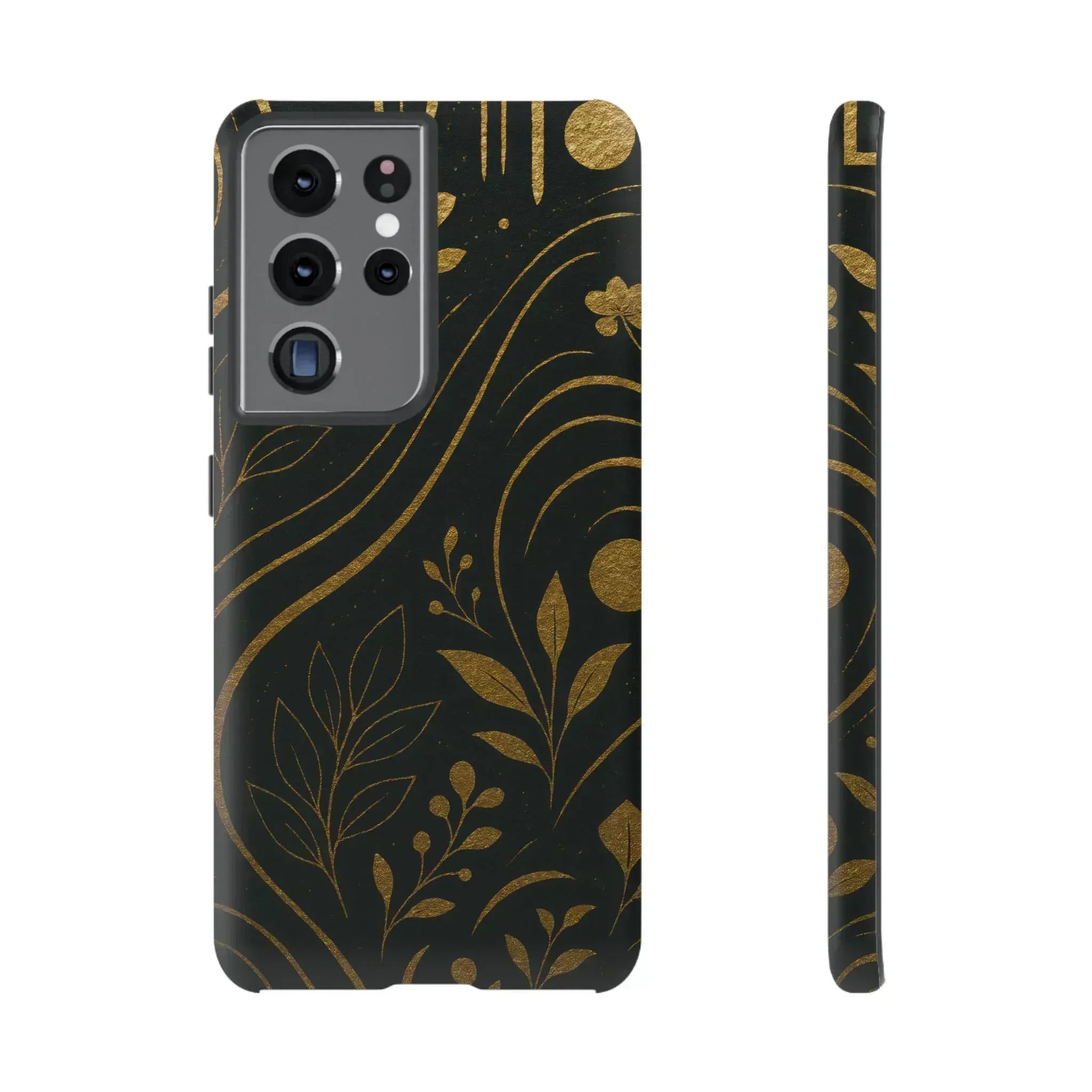 Gold Pattern Phone Case for Galaxy and Pixel - KARARMDESIGN