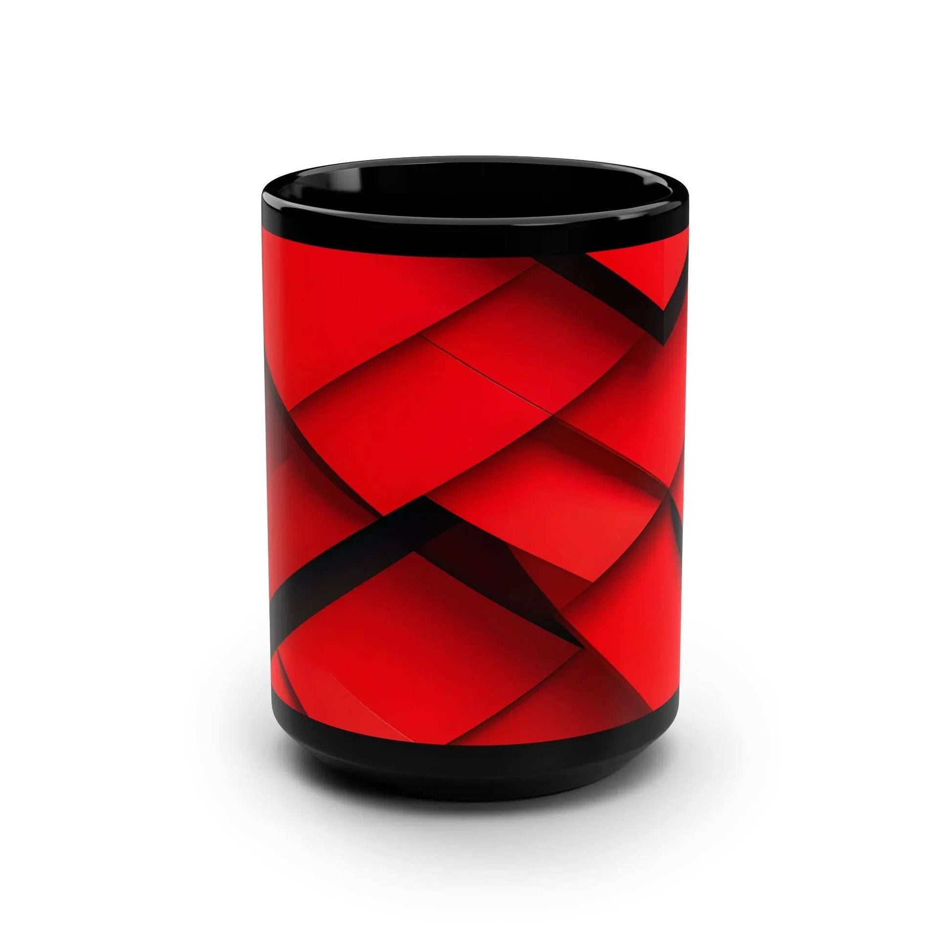 Geometric Pattern Ceramic Mug – 15oz - KARARMDESIGN