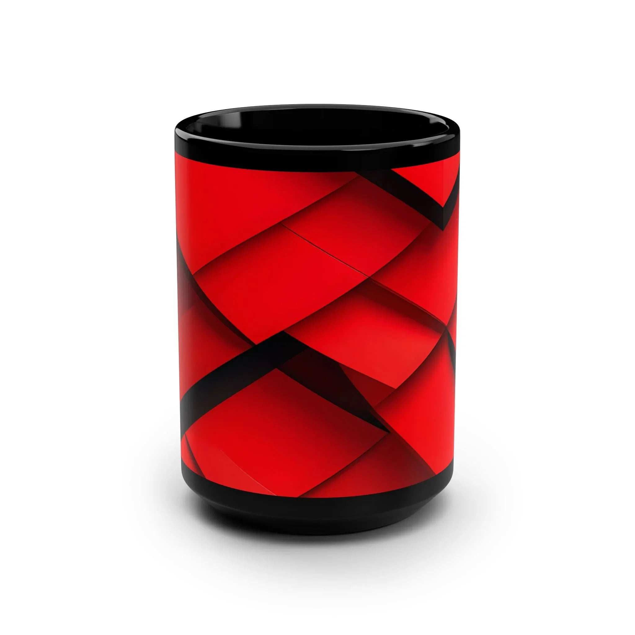 Geometric Pattern Ceramic Mug – 15oz - KARARMDESIGN