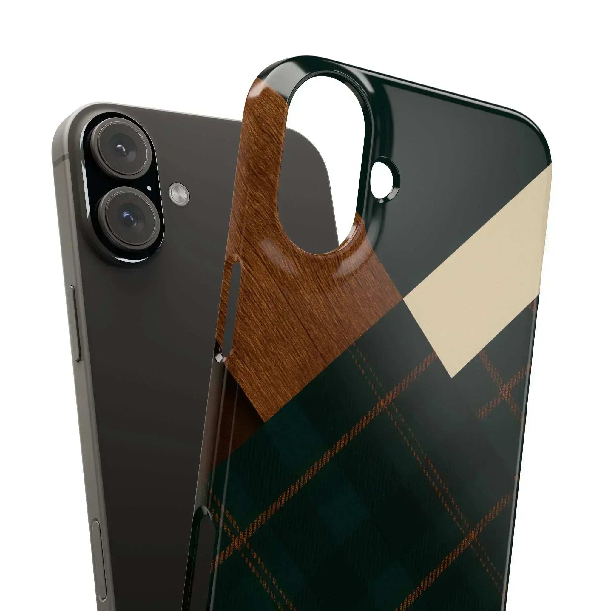 Rustic Green Phone Case for iPhone 8-16 and Galaxy S20-S24 - KARARMDESIGN