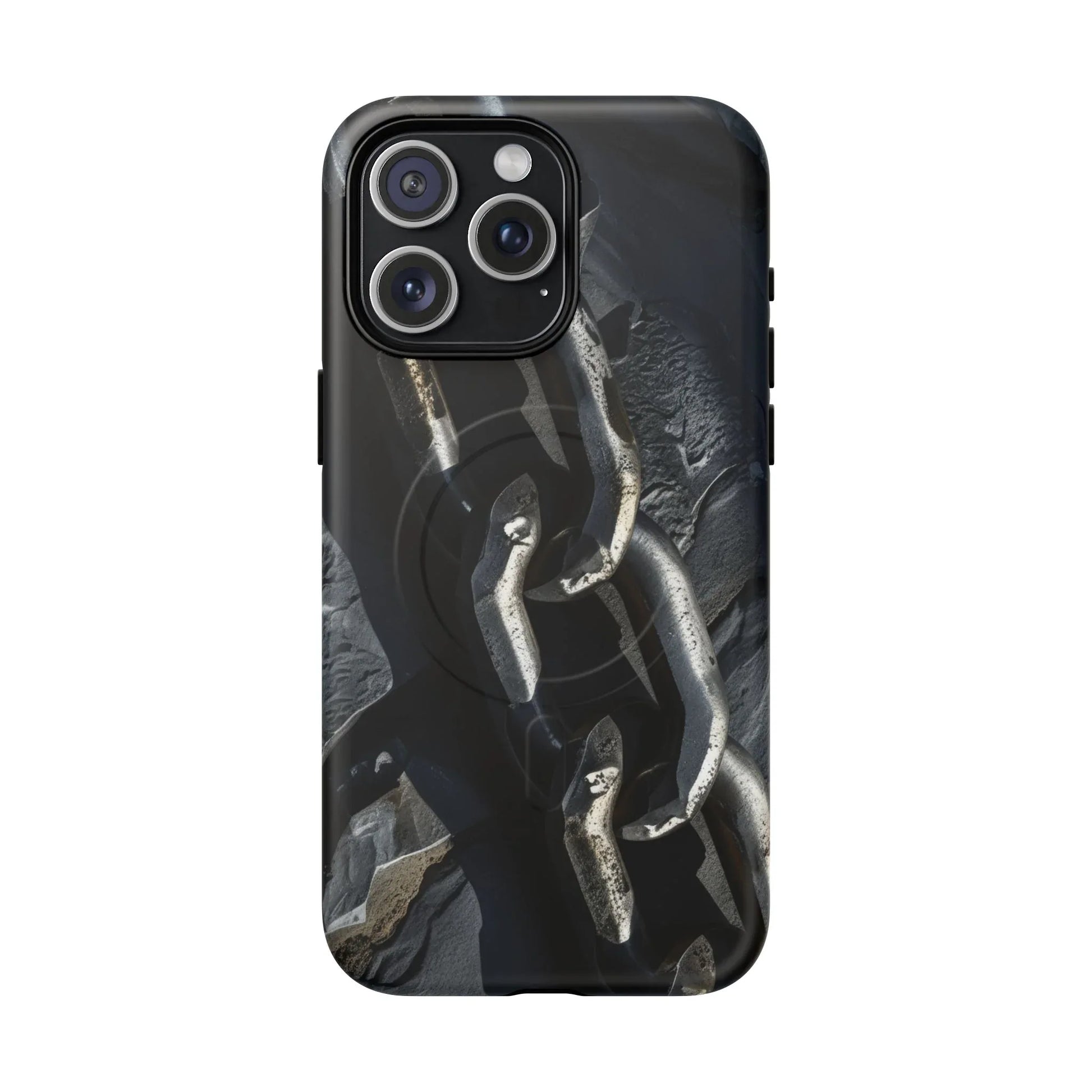“Iron Chain” Tough Magnetic Phone Case for iPhone 13-17 - KARARMDESIGN