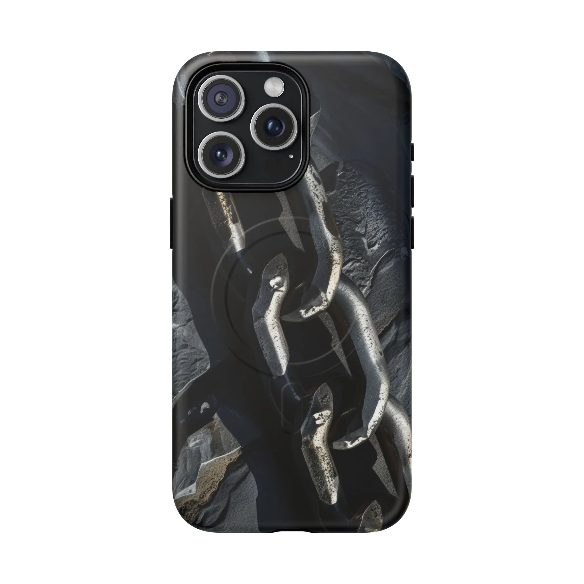 “Iron Chain” Tough Magnetic Phone Case for iPhone 13-17 - KARARMDESIGN