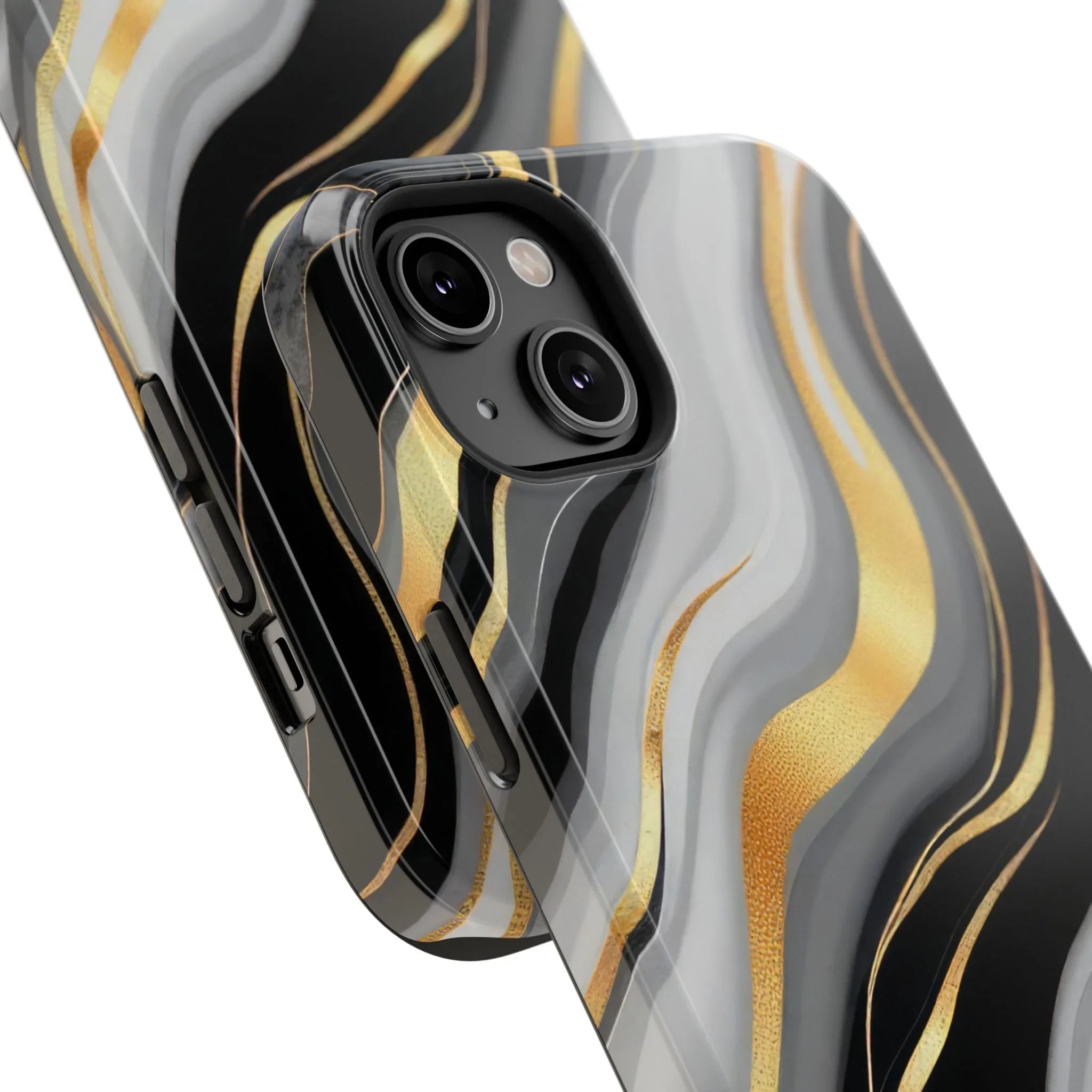 Modern Marble Flow Phone Case for iPhone 11-17 - KARARMDESIGN