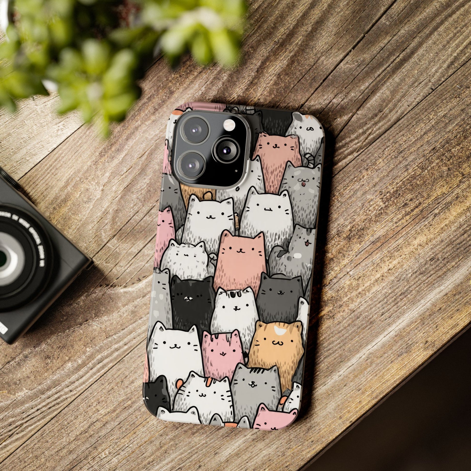 Cat Carnival Phone Case for iPhone 11-17 Models - KARARMDESIGN