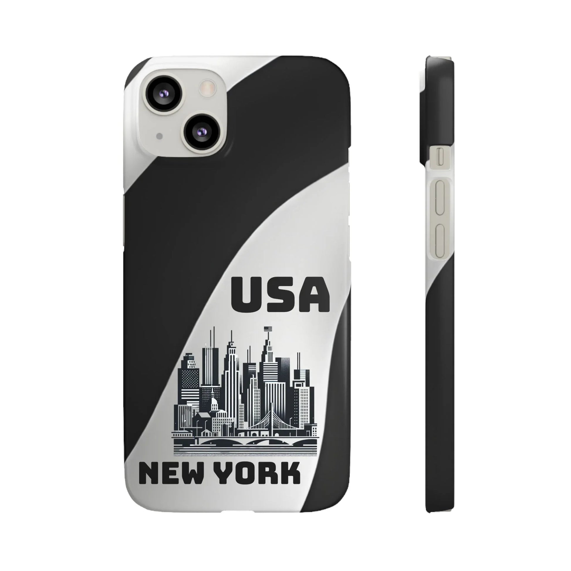 Monochrome New York City Phone Case for iPhone, Galaxy & Pixel - KARARMDESIGN