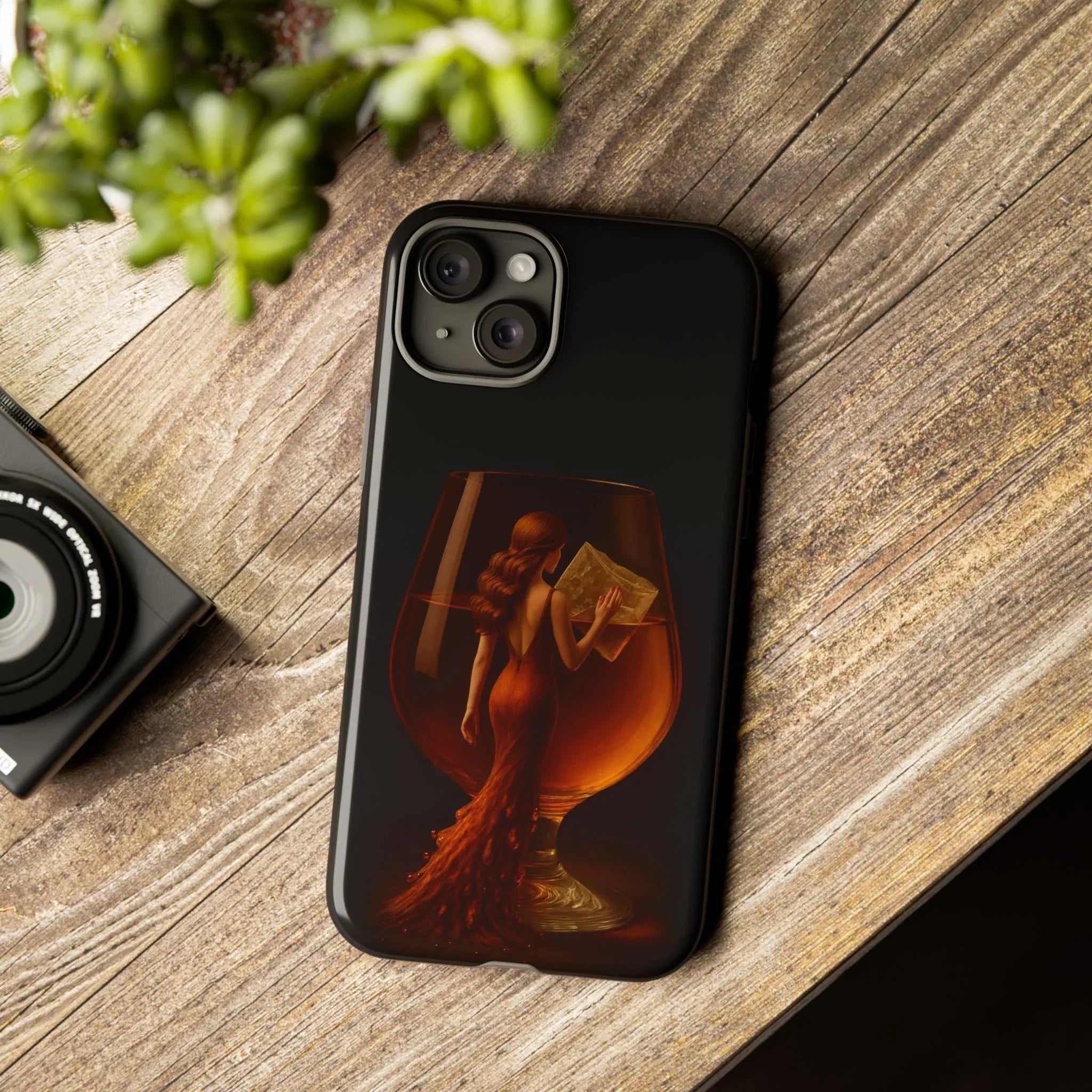 Elegant Midnight Lady Phone Case for iPhone 8-17 and Google Pixel 4-9 - KARARMDESIGN