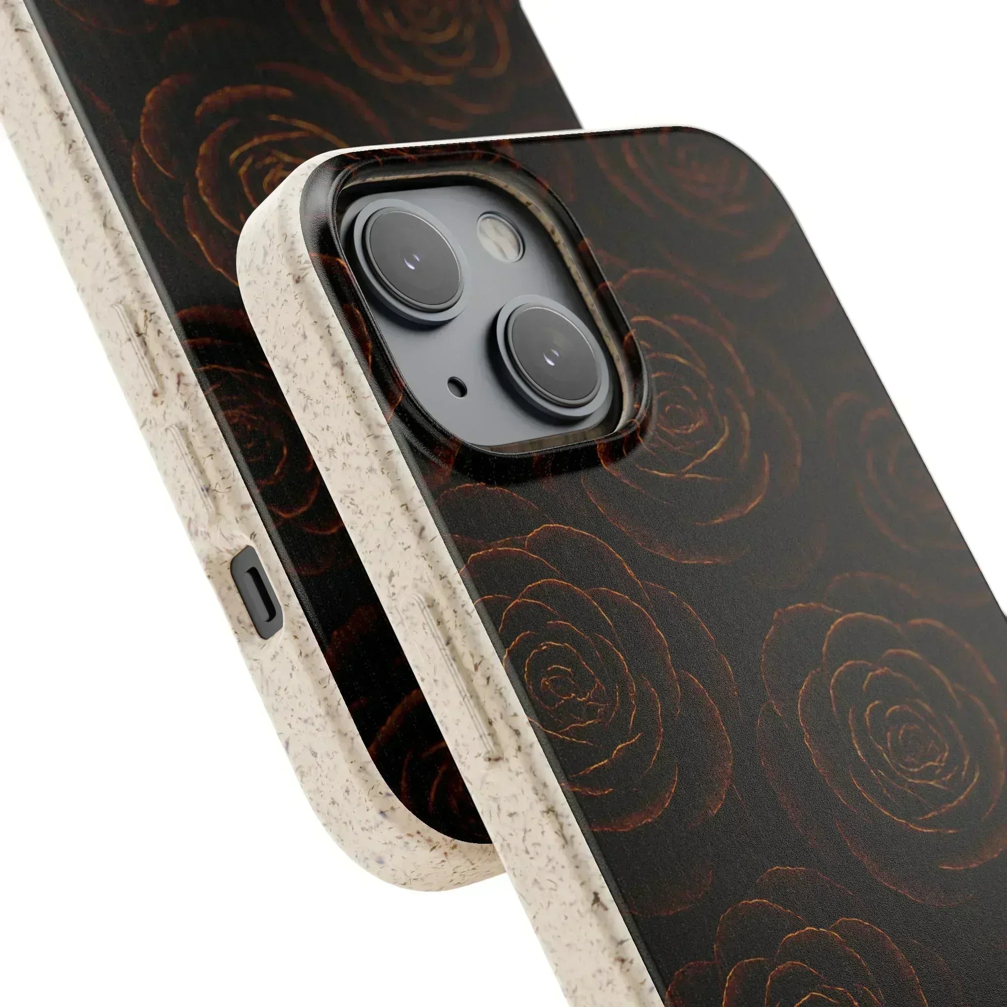 Wooden Roses Phone Case for iPhone 11-16 and Samsung Galaxy S20-S22 - KARARMDESIGN