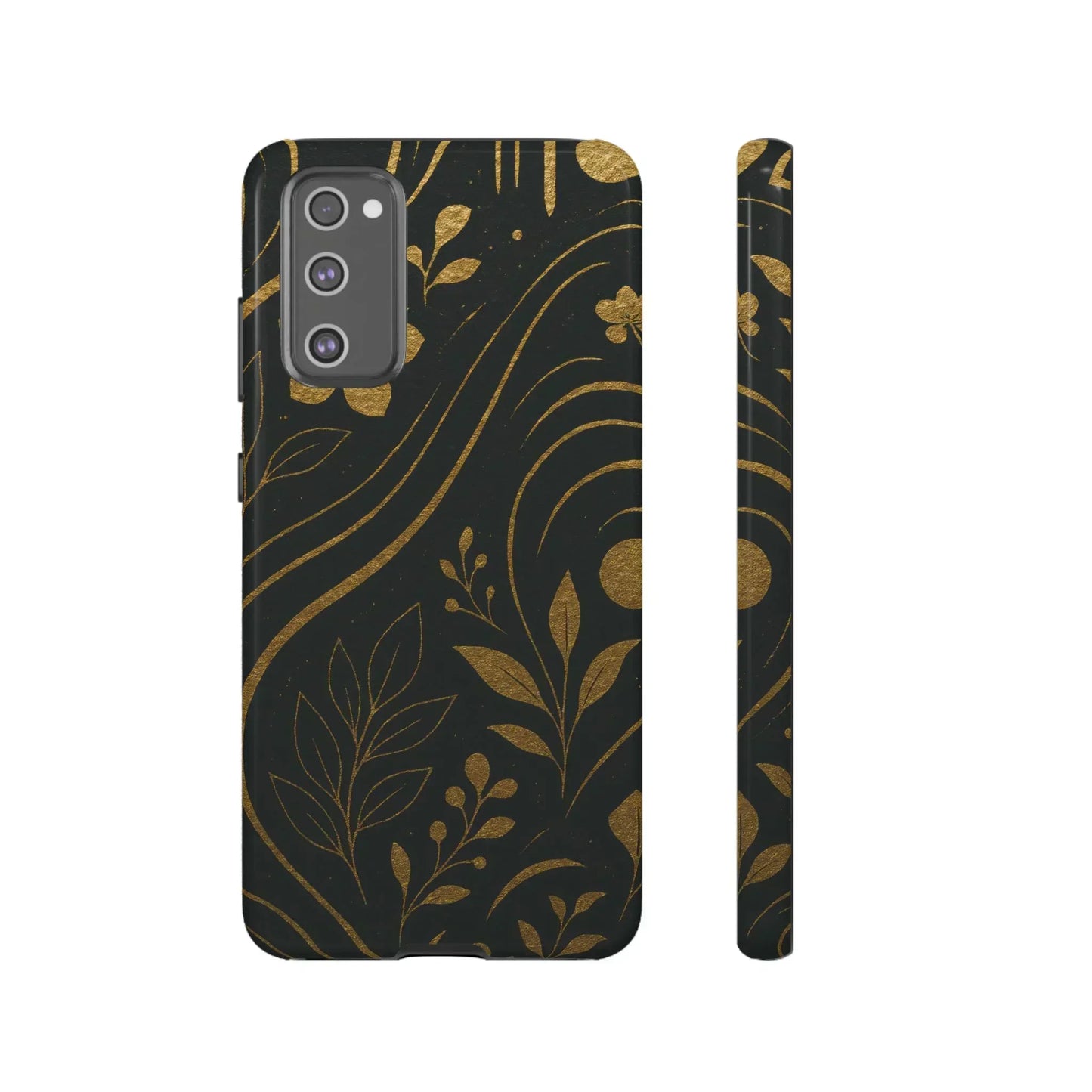 Foil Frenzy Abstract Gold Pattern Phone Case for Samsung Galaxy and Google Pixel - KarArmDesign