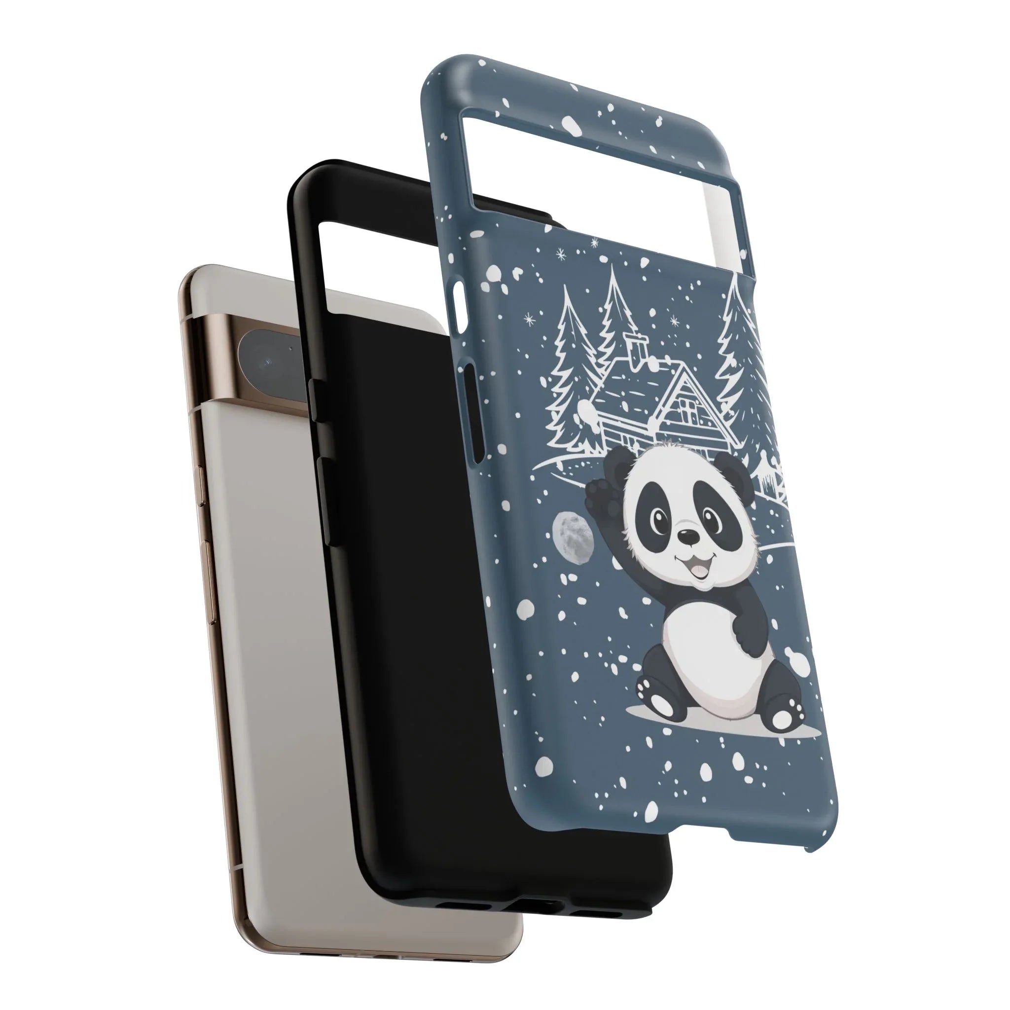 Cute Panda Phone Case for Samsung Galaxy and Google Pixel - KARARMDESIGN